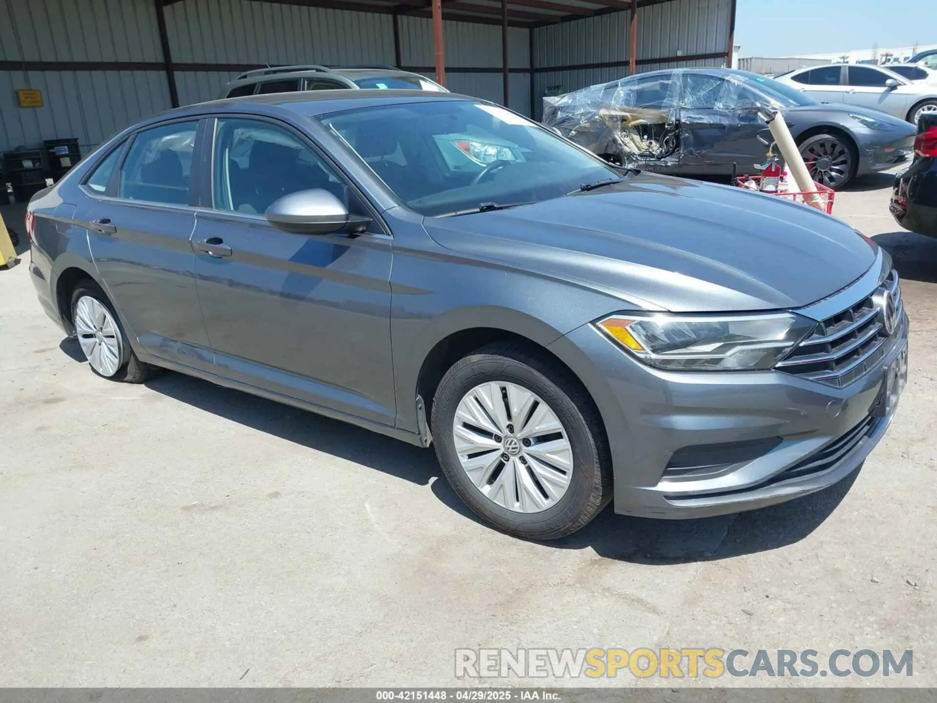 1 Photograph of a damaged car 3VWC57BUXKM074708 VOLKSWAGEN JETTA 2019