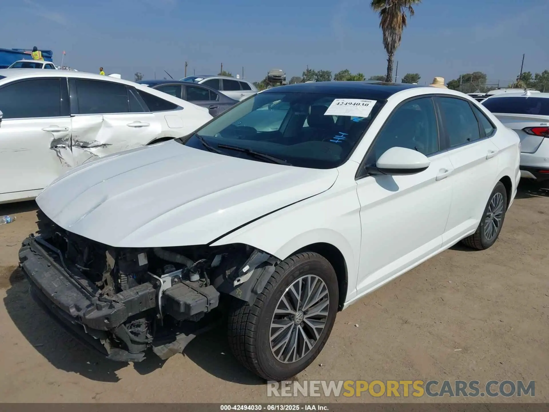 2 Photograph of a damaged car 3VWC57BUXKM078340 VOLKSWAGEN JETTA 2019