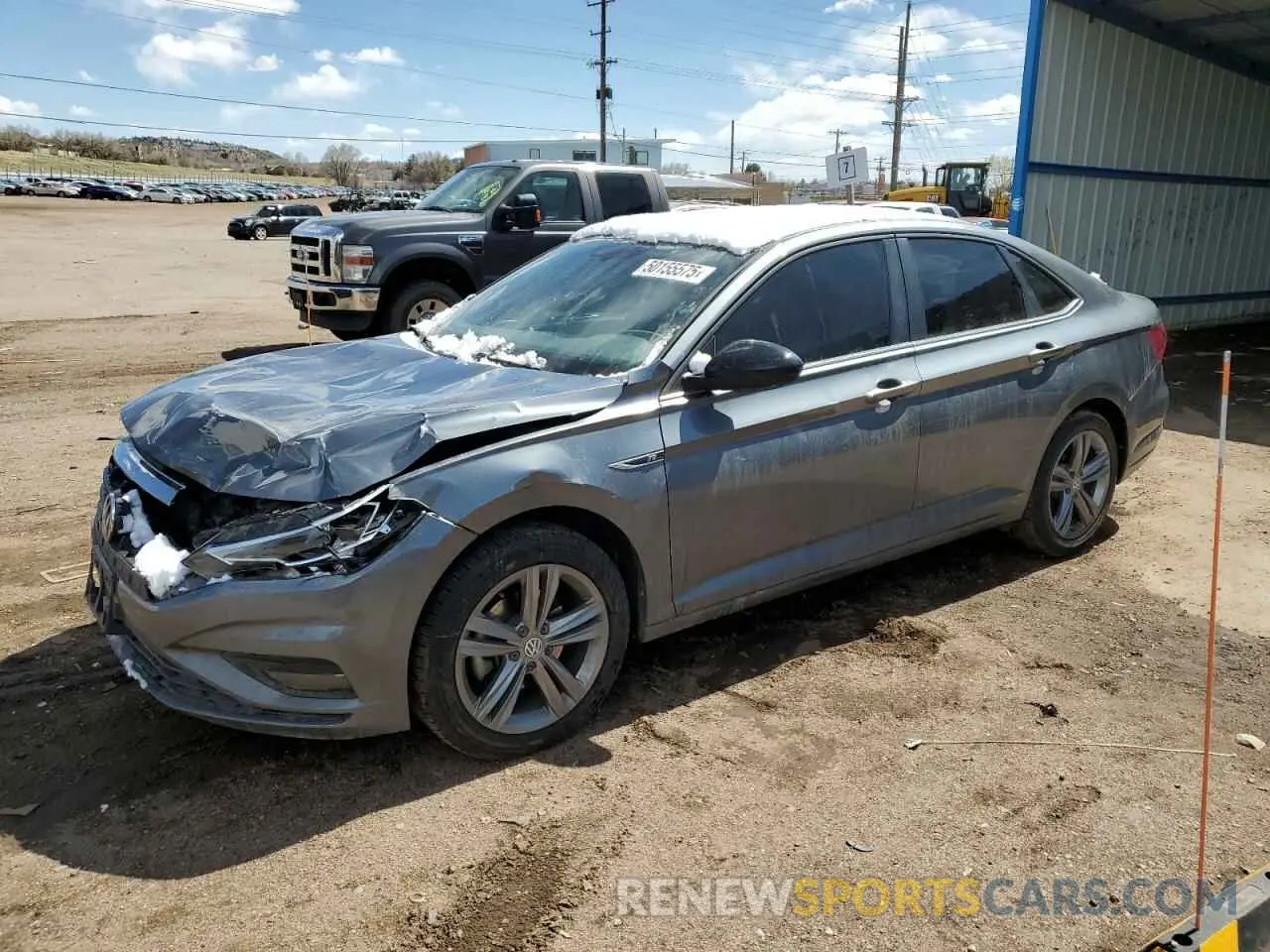 1 Photograph of a damaged car 3VWC57BUXKM196713 VOLKSWAGEN JETTA 2019