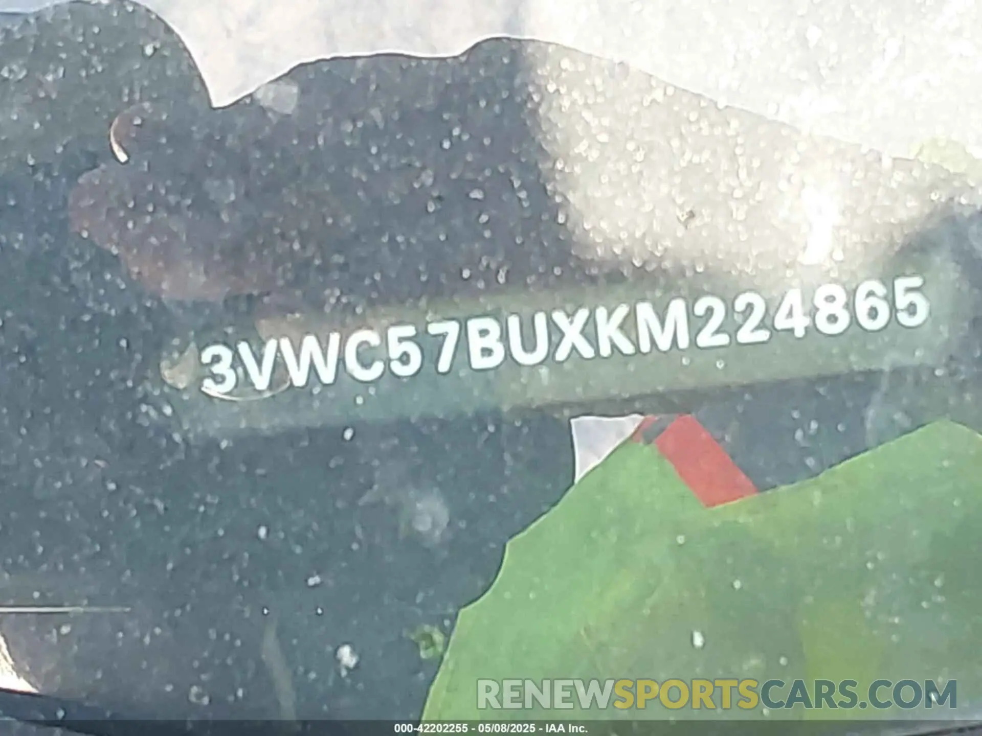 17 Photograph of a damaged car 3VWC57BUXKM224865 VOLKSWAGEN JETTA 2019