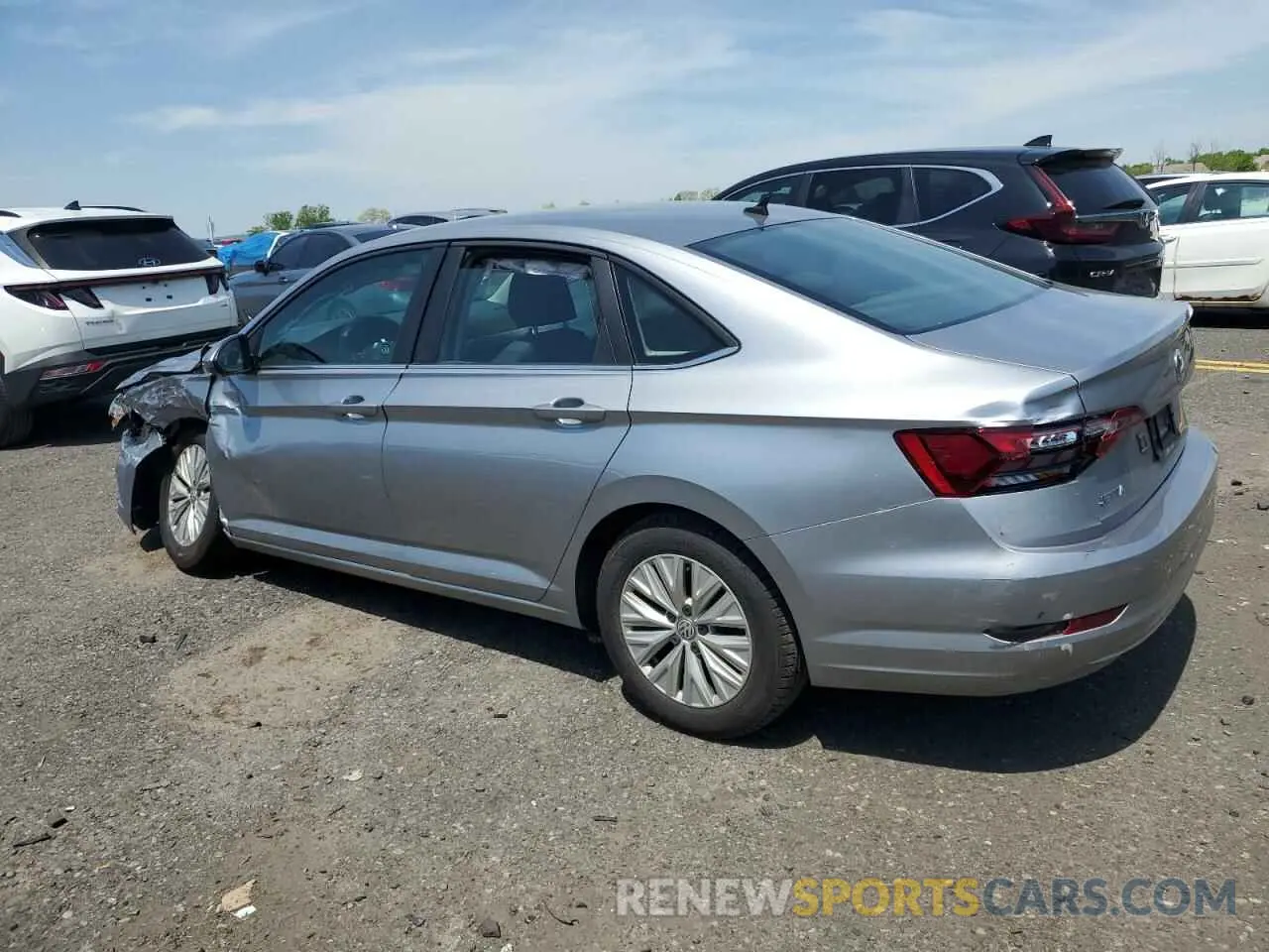 2 Photograph of a damaged car 3VWC57BUXKM253668 VOLKSWAGEN JETTA 2019