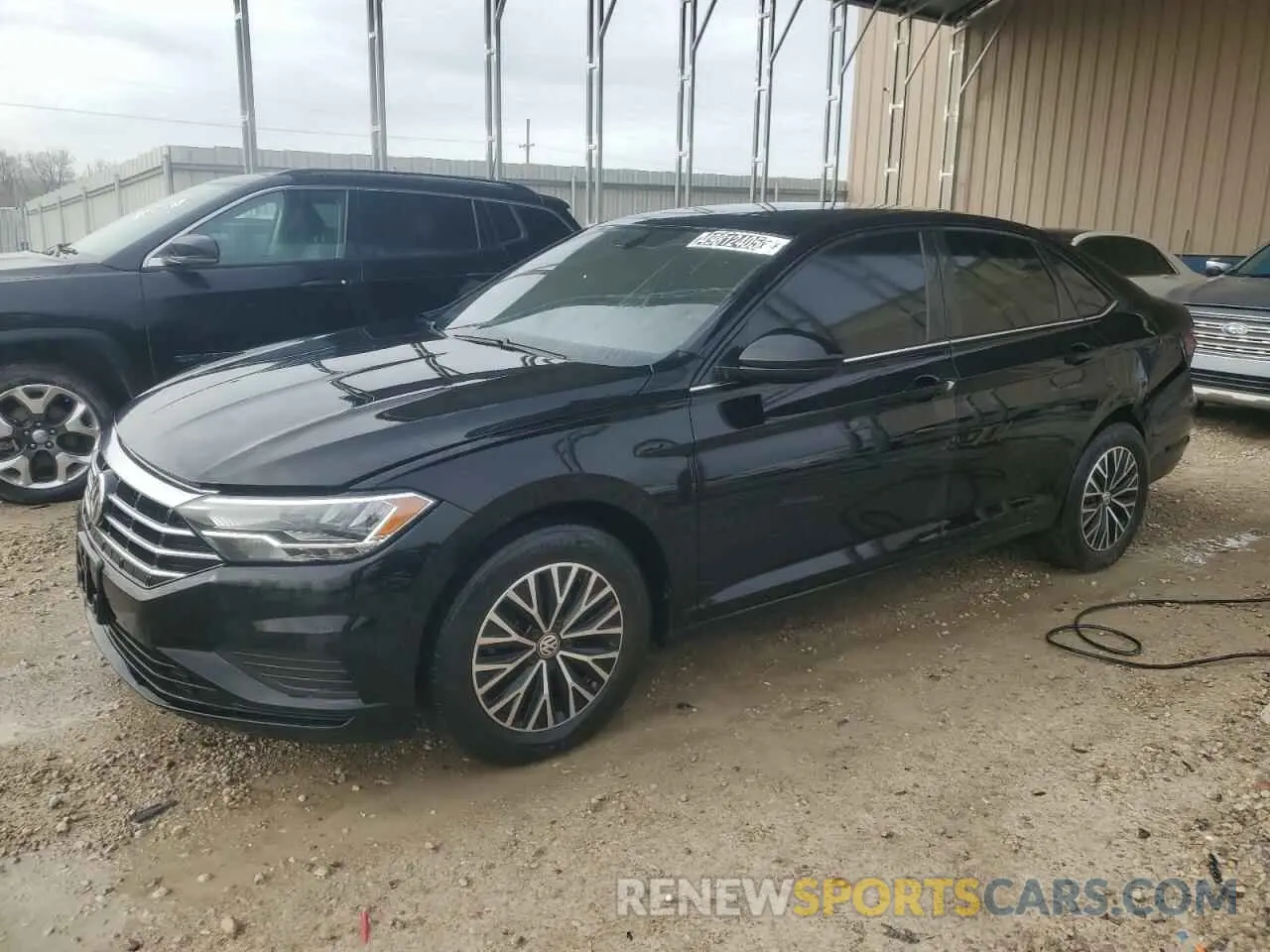 1 Photograph of a damaged car 3VWCB7BU0KM162045 VOLKSWAGEN JETTA 2019