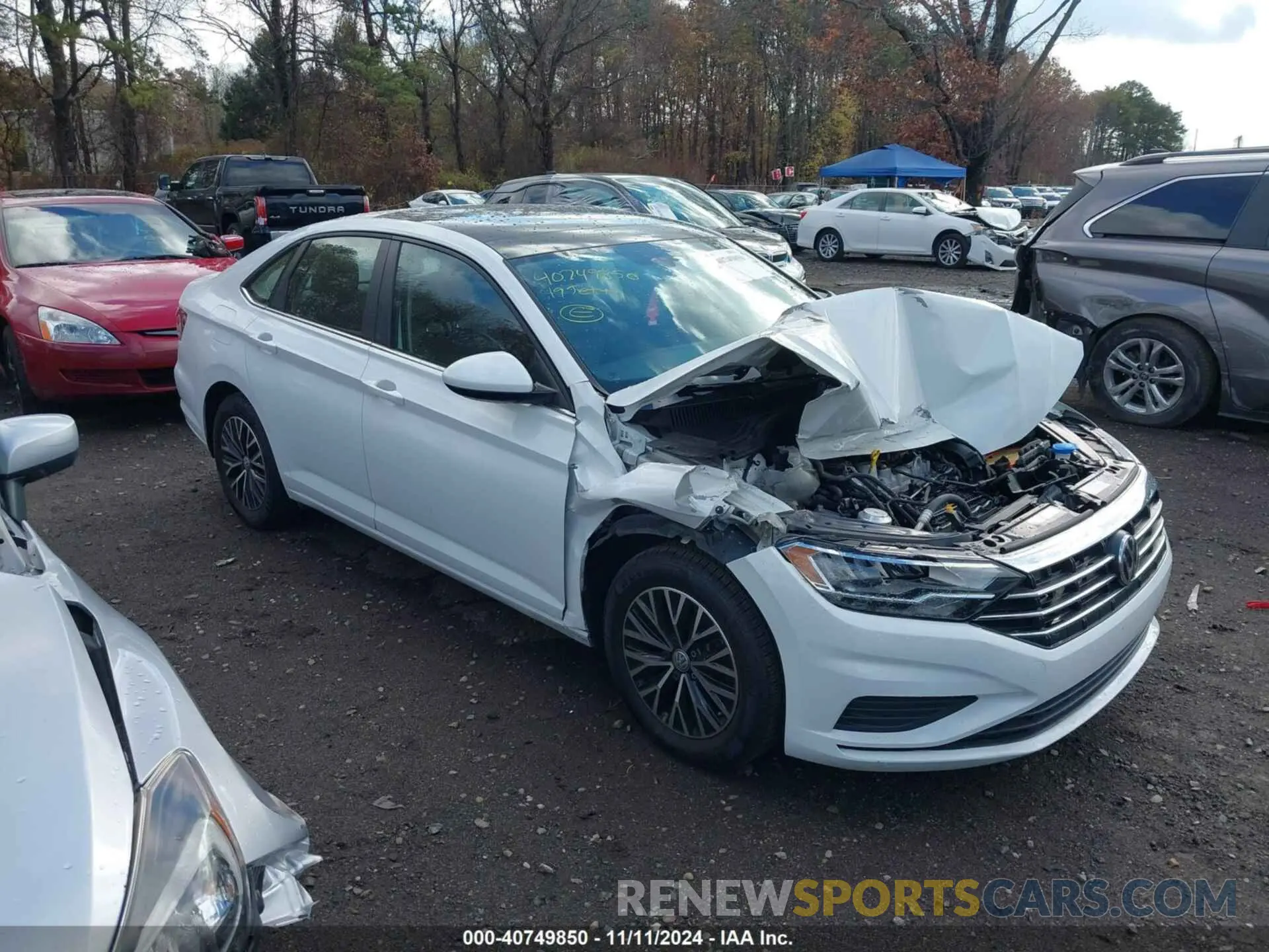 1 Photograph of a damaged car 3VWCB7BU0KM181873 VOLKSWAGEN JETTA 2019