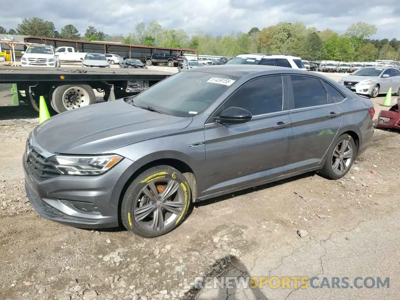 1 Photograph of a damaged car 3VWCB7BU0KM215505 VOLKSWAGEN JETTA 2019