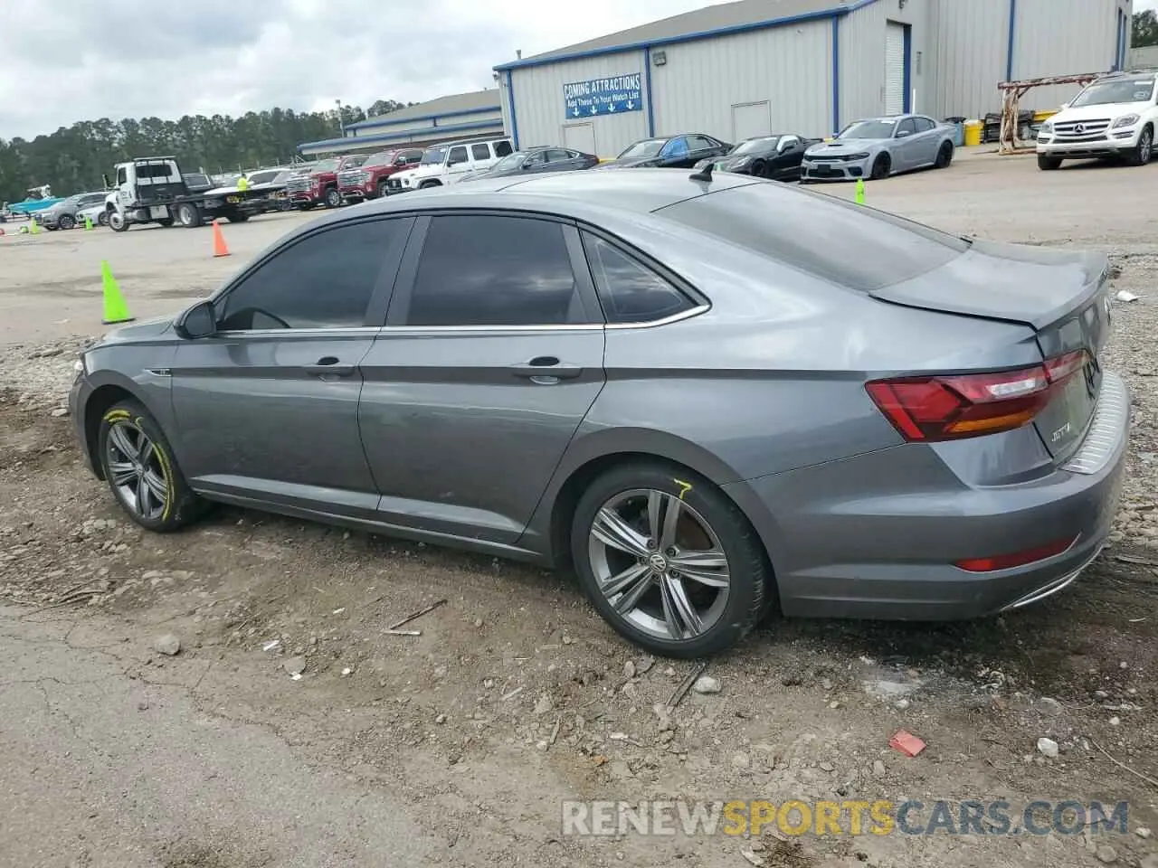 2 Photograph of a damaged car 3VWCB7BU0KM215505 VOLKSWAGEN JETTA 2019