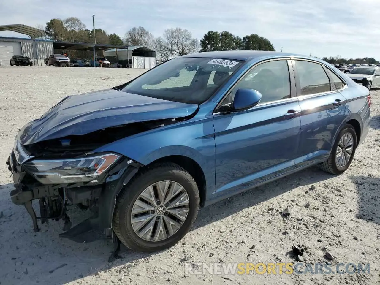 1 Photograph of a damaged car 3VWCB7BU0KM215908 VOLKSWAGEN JETTA 2019