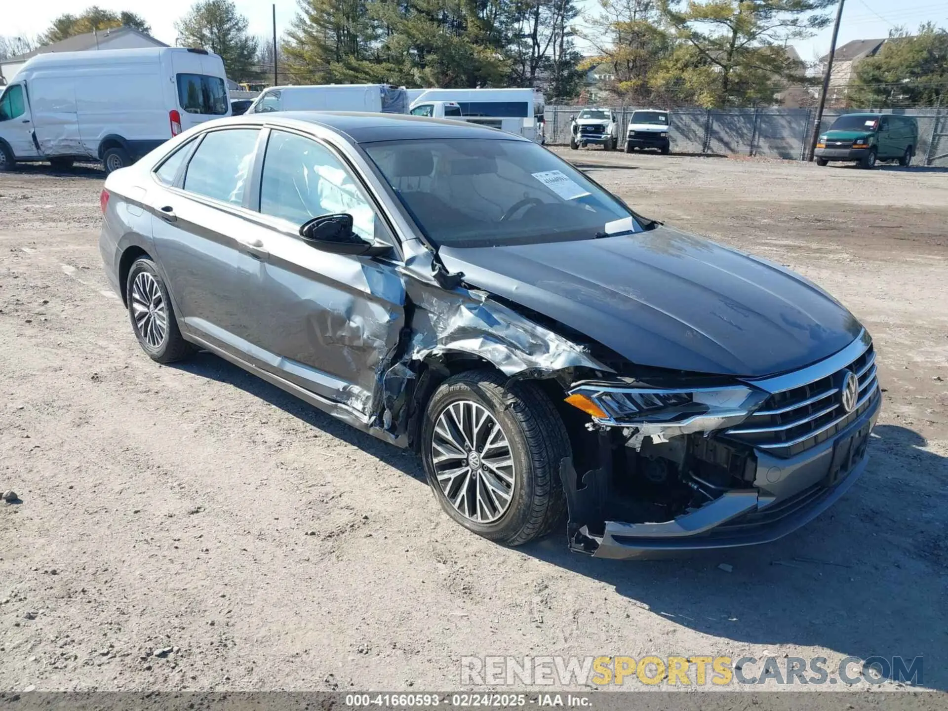 1 Photograph of a damaged car 3VWCB7BU1KM176665 VOLKSWAGEN JETTA 2019