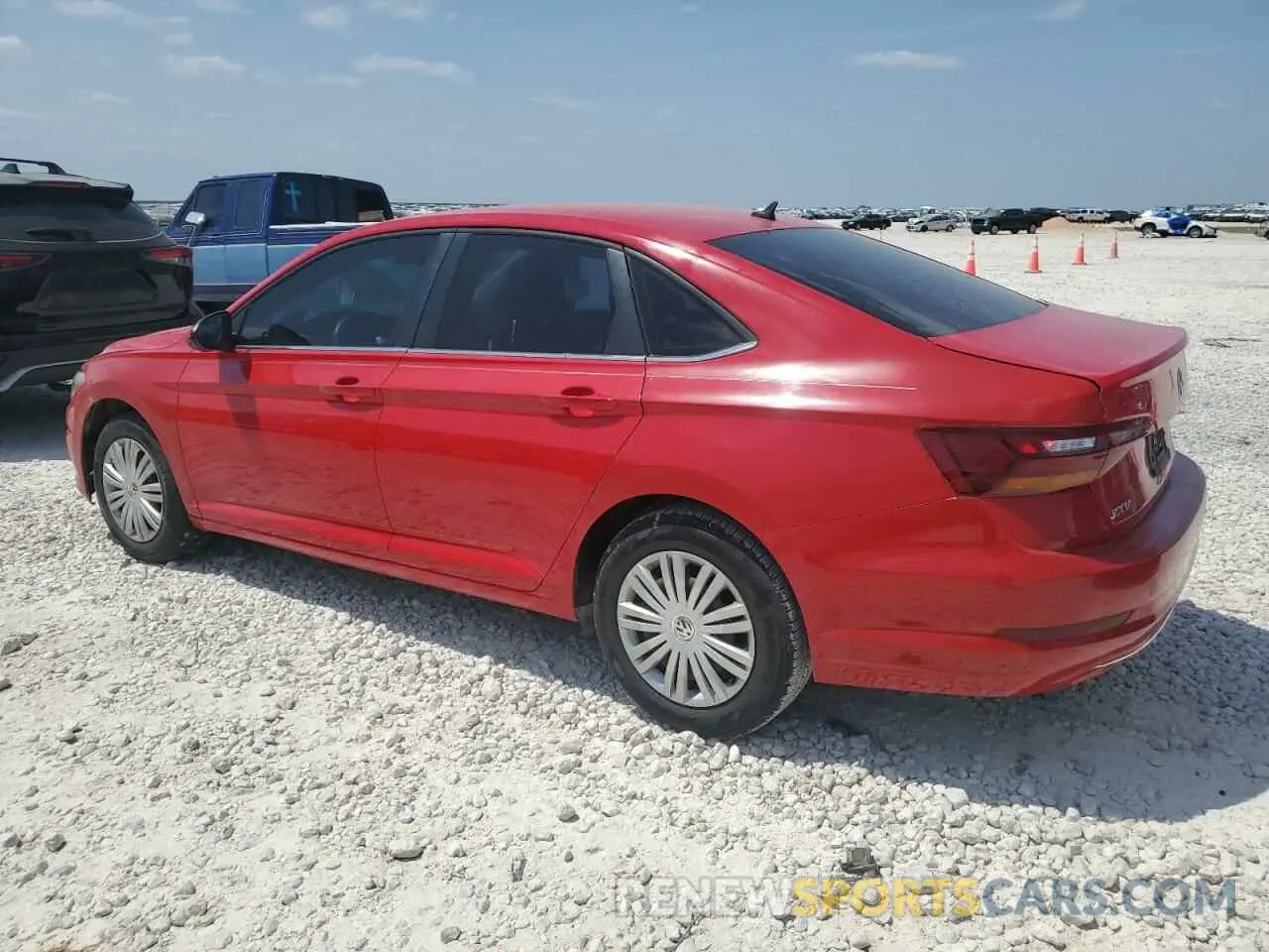 2 Photograph of a damaged car 3VWCB7BU1KM180098 VOLKSWAGEN JETTA 2019