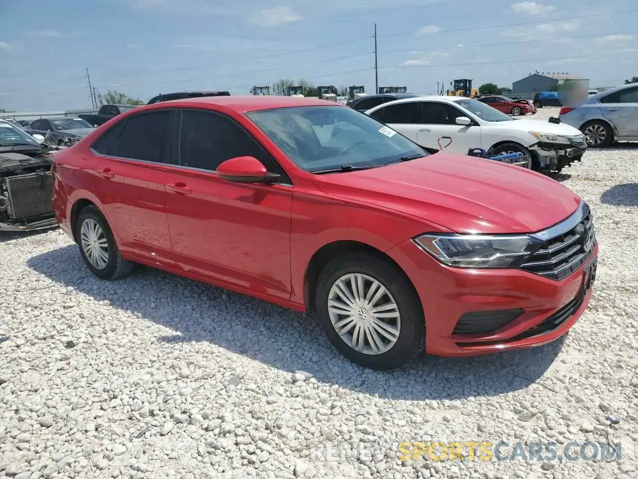 4 Photograph of a damaged car 3VWCB7BU1KM180098 VOLKSWAGEN JETTA 2019