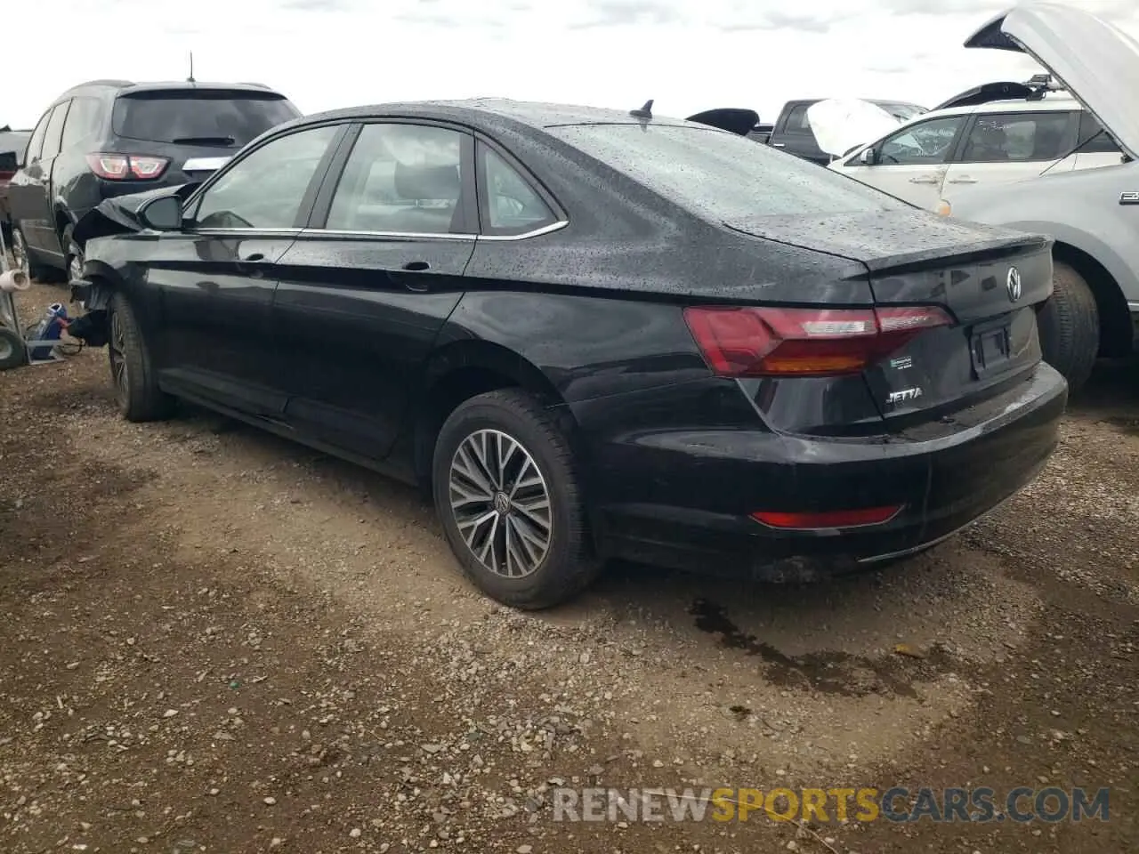 2 Photograph of a damaged car 3VWCB7BU1KM197029 VOLKSWAGEN JETTA 2019