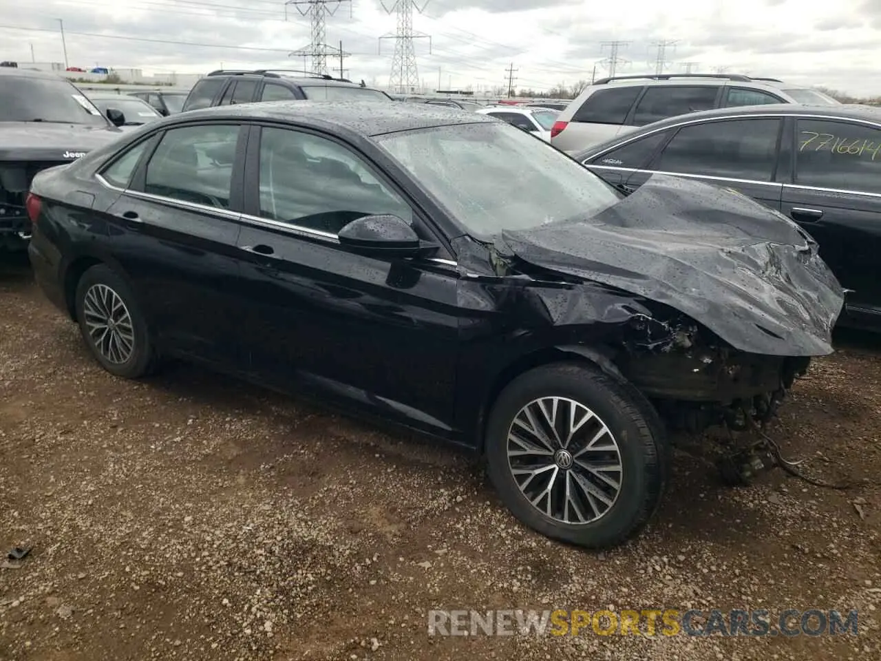 4 Photograph of a damaged car 3VWCB7BU1KM197029 VOLKSWAGEN JETTA 2019