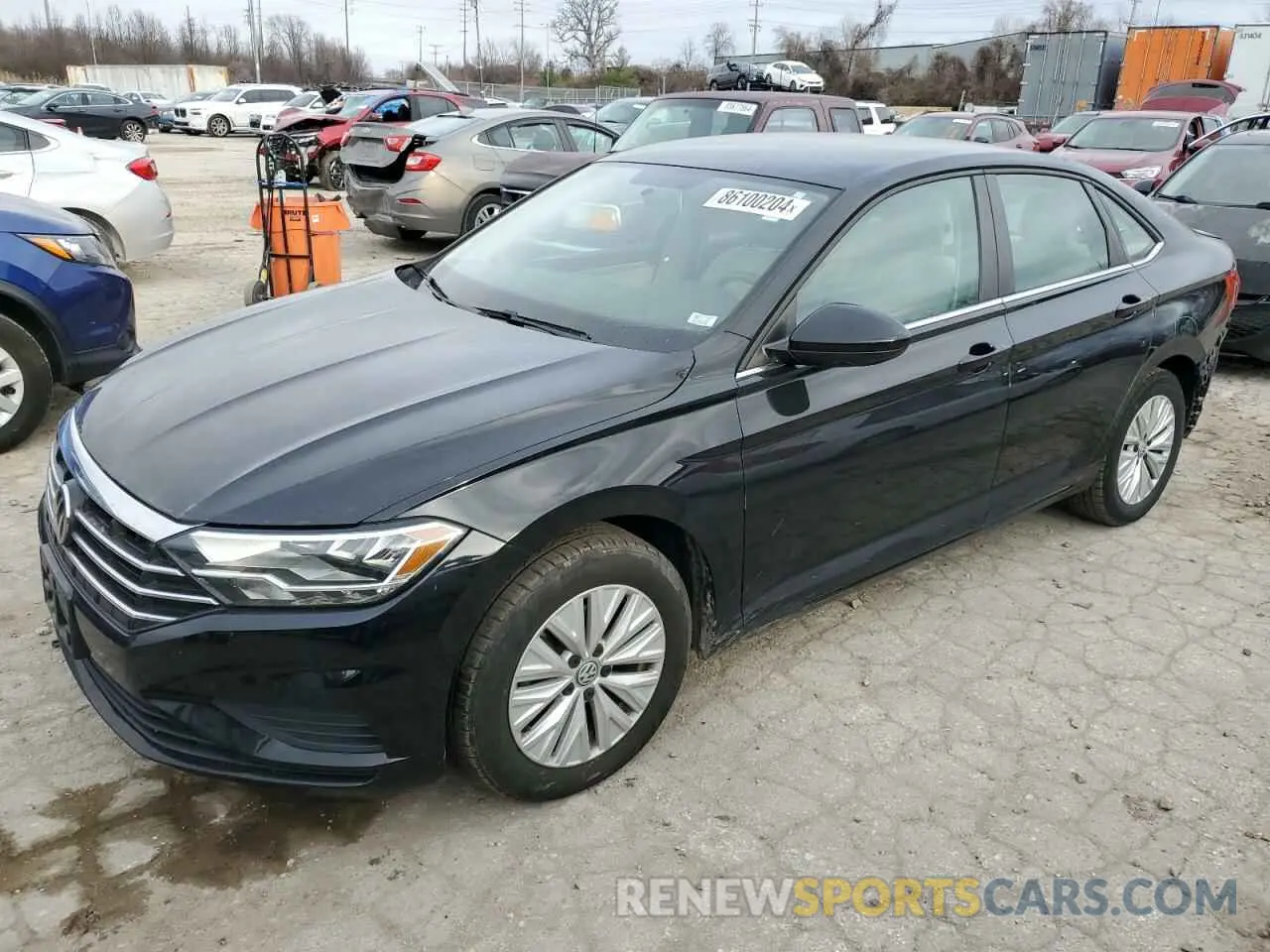 1 Photograph of a damaged car 3VWCB7BU1KM236864 VOLKSWAGEN JETTA 2019