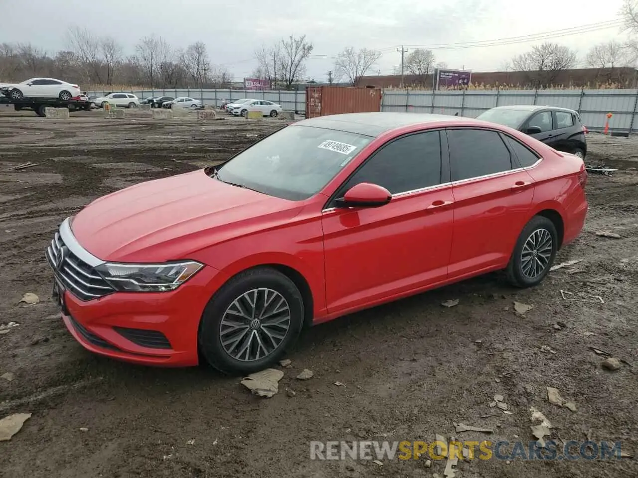 1 Photograph of a damaged car 3VWCB7BU2KM224707 VOLKSWAGEN JETTA 2019