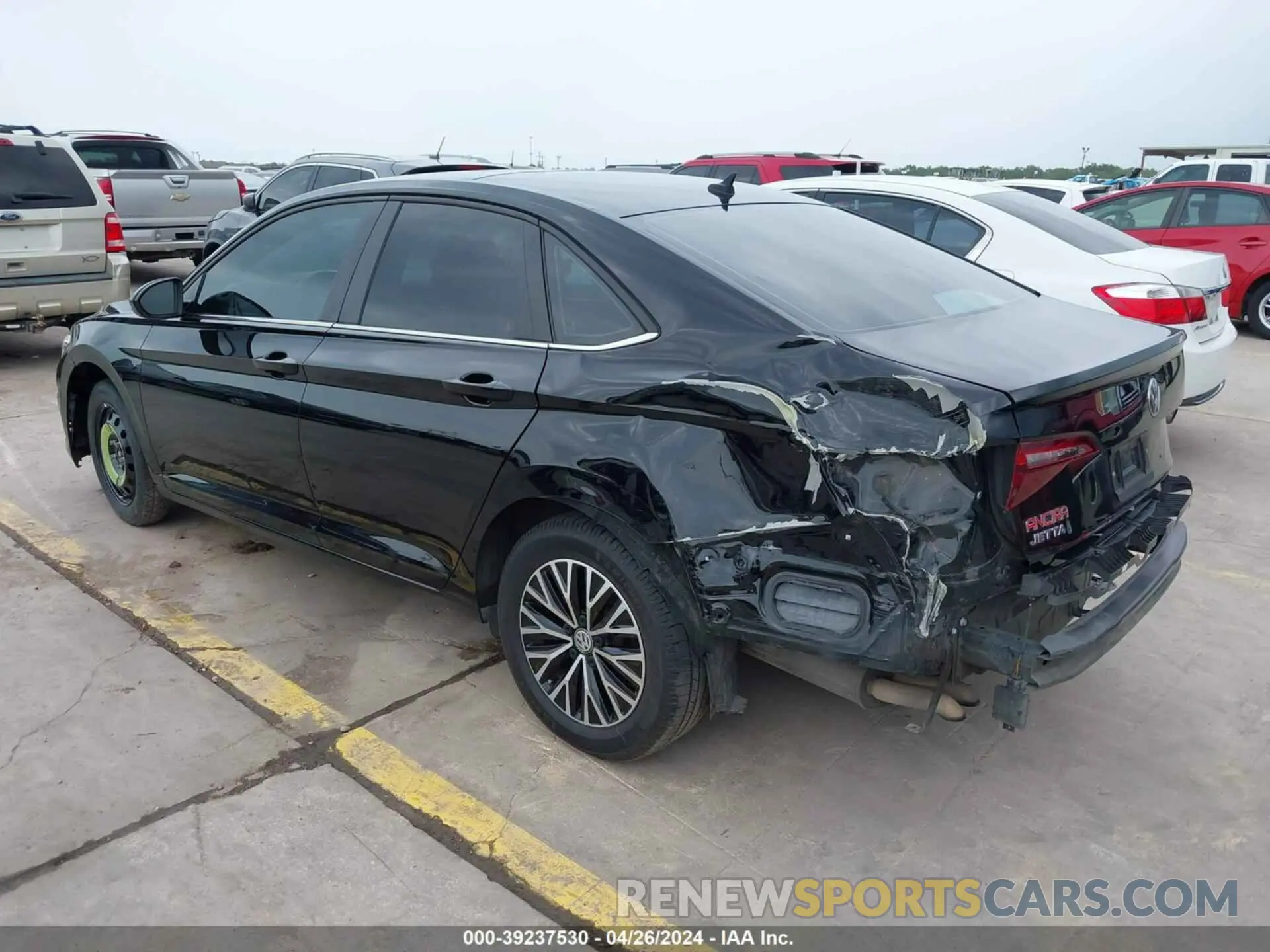 3 Photograph of a damaged car 3VWCB7BU2KM247646 VOLKSWAGEN JETTA 2019