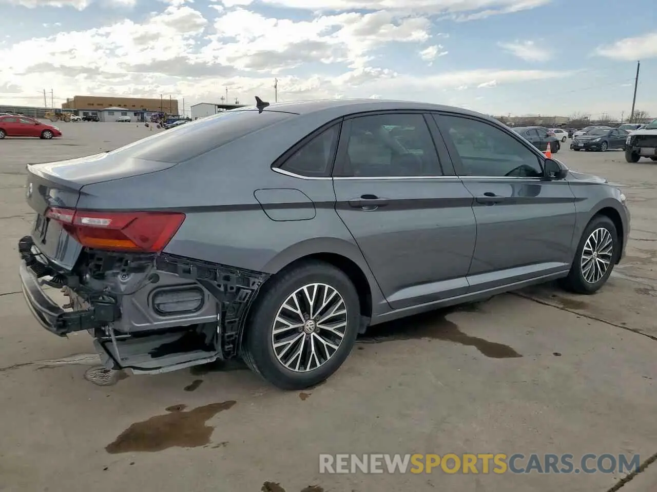 3 Photograph of a damaged car 3VWCB7BU2KM252913 VOLKSWAGEN JETTA 2019