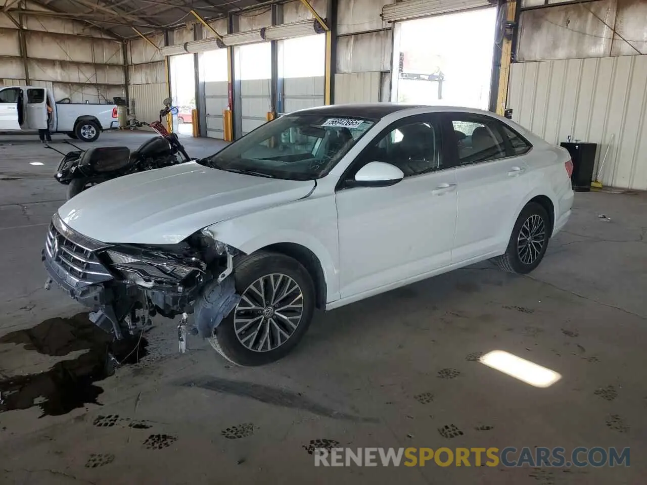 1 Photograph of a damaged car 3VWCB7BU3KM130206 VOLKSWAGEN JETTA 2019