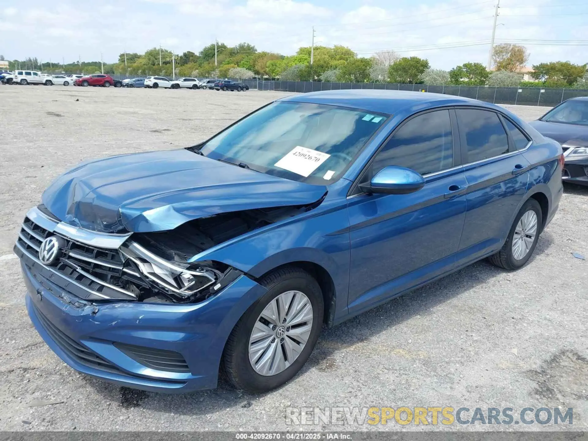 2 Photograph of a damaged car 3VWCB7BU3KM138600 VOLKSWAGEN JETTA 2019