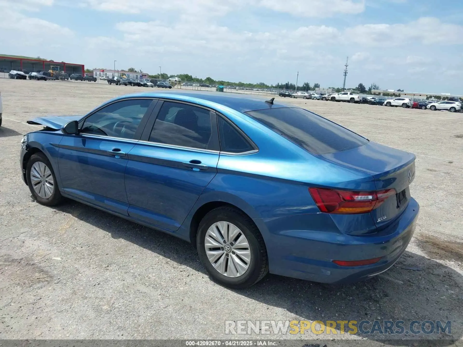 3 Photograph of a damaged car 3VWCB7BU3KM138600 VOLKSWAGEN JETTA 2019