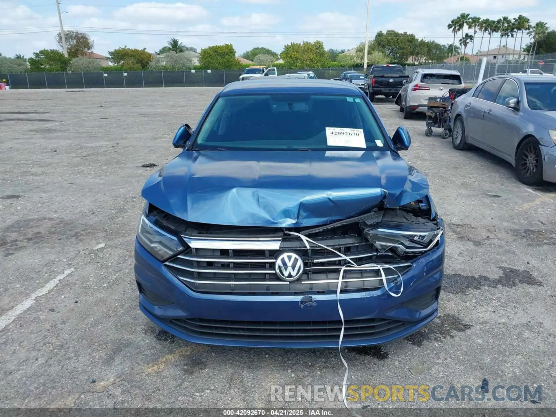 6 Photograph of a damaged car 3VWCB7BU3KM138600 VOLKSWAGEN JETTA 2019