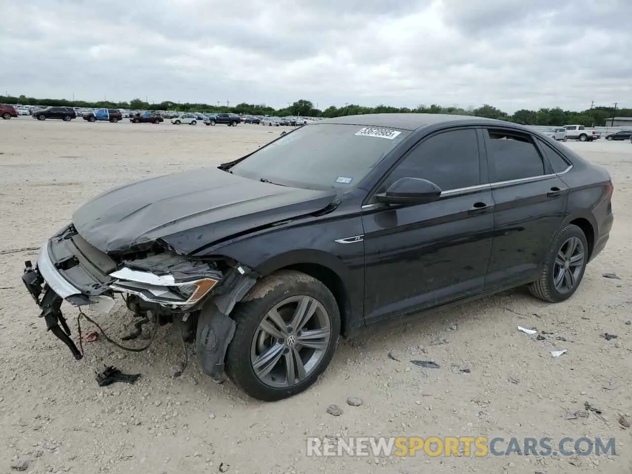 1 Photograph of a damaged car 3VWCB7BU3KM200710 VOLKSWAGEN JETTA 2019