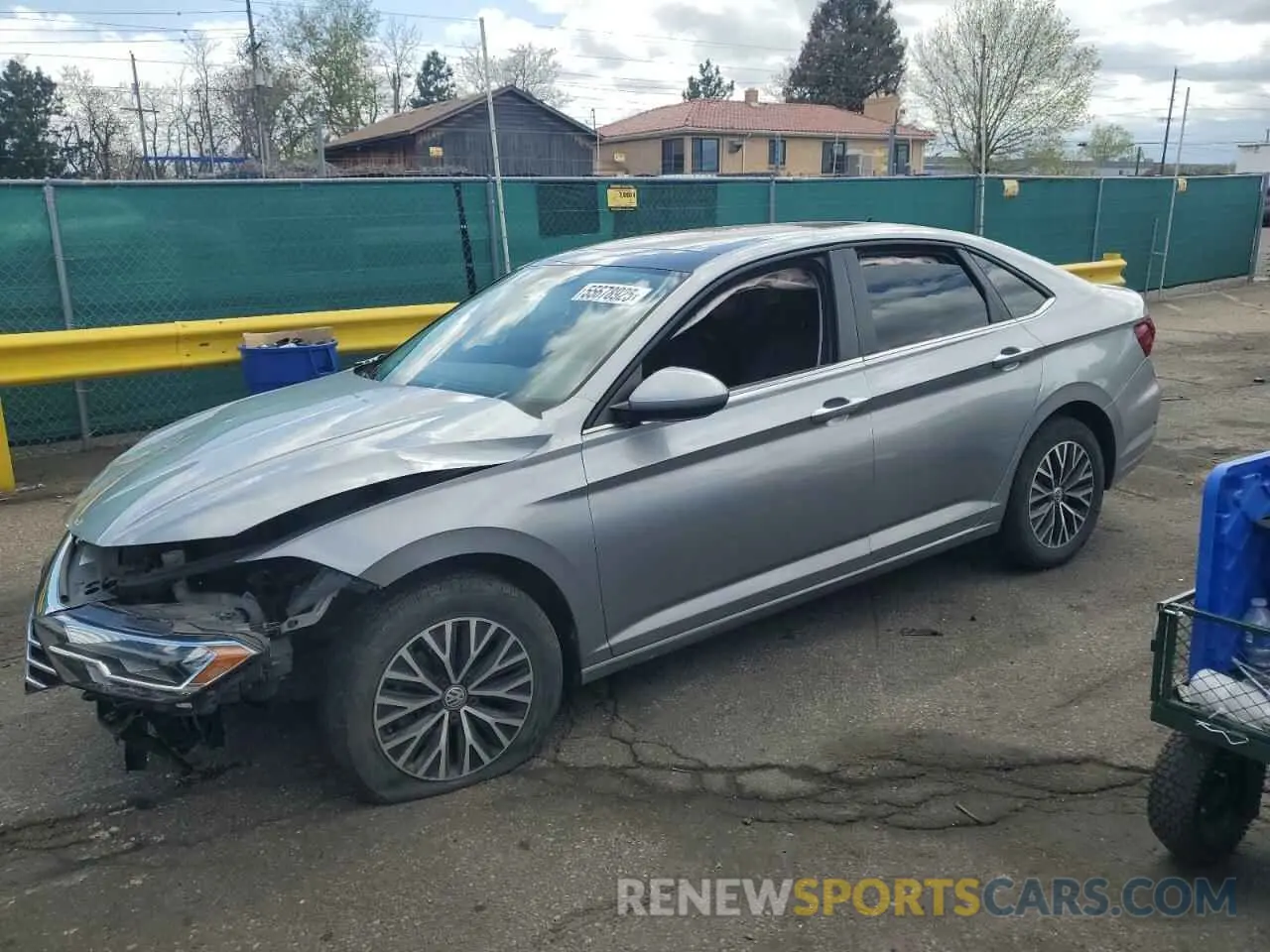1 Photograph of a damaged car 3VWCB7BU3KM241693 VOLKSWAGEN JETTA 2019