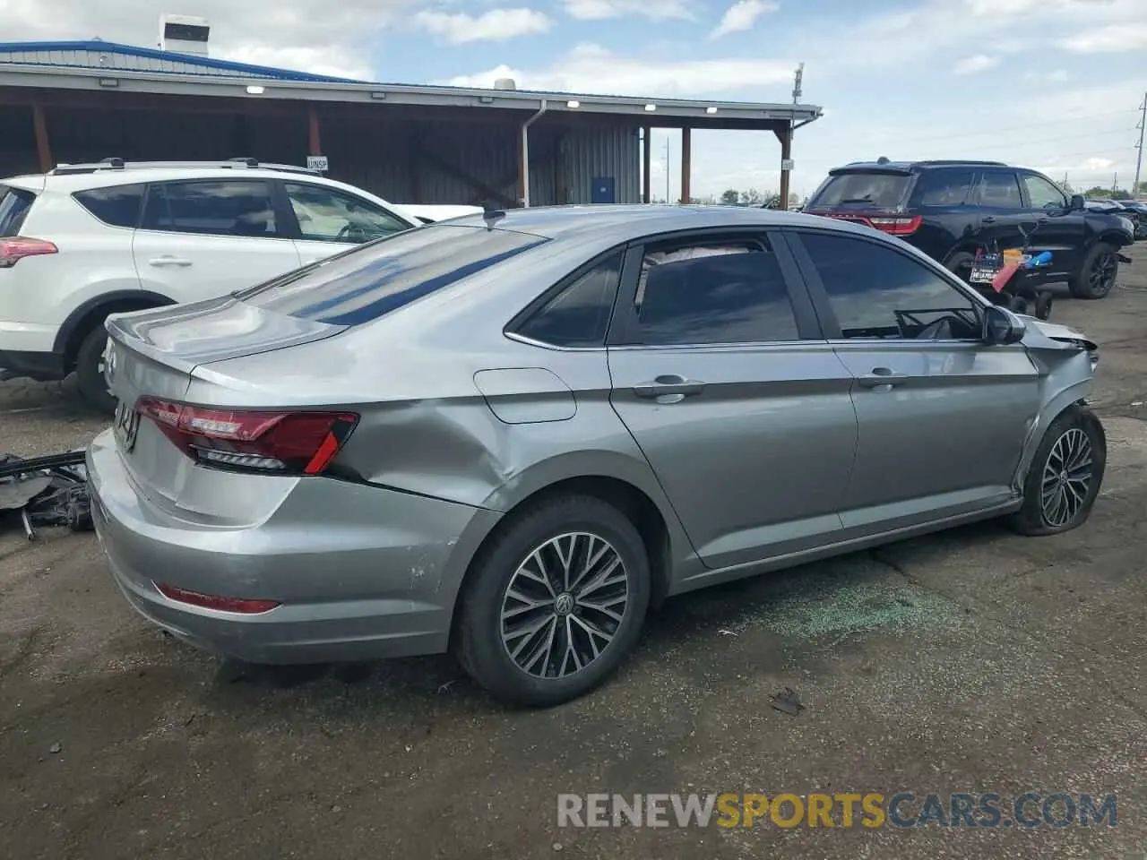 3 Photograph of a damaged car 3VWCB7BU3KM241693 VOLKSWAGEN JETTA 2019