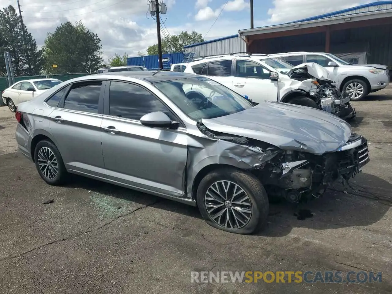 4 Photograph of a damaged car 3VWCB7BU3KM241693 VOLKSWAGEN JETTA 2019