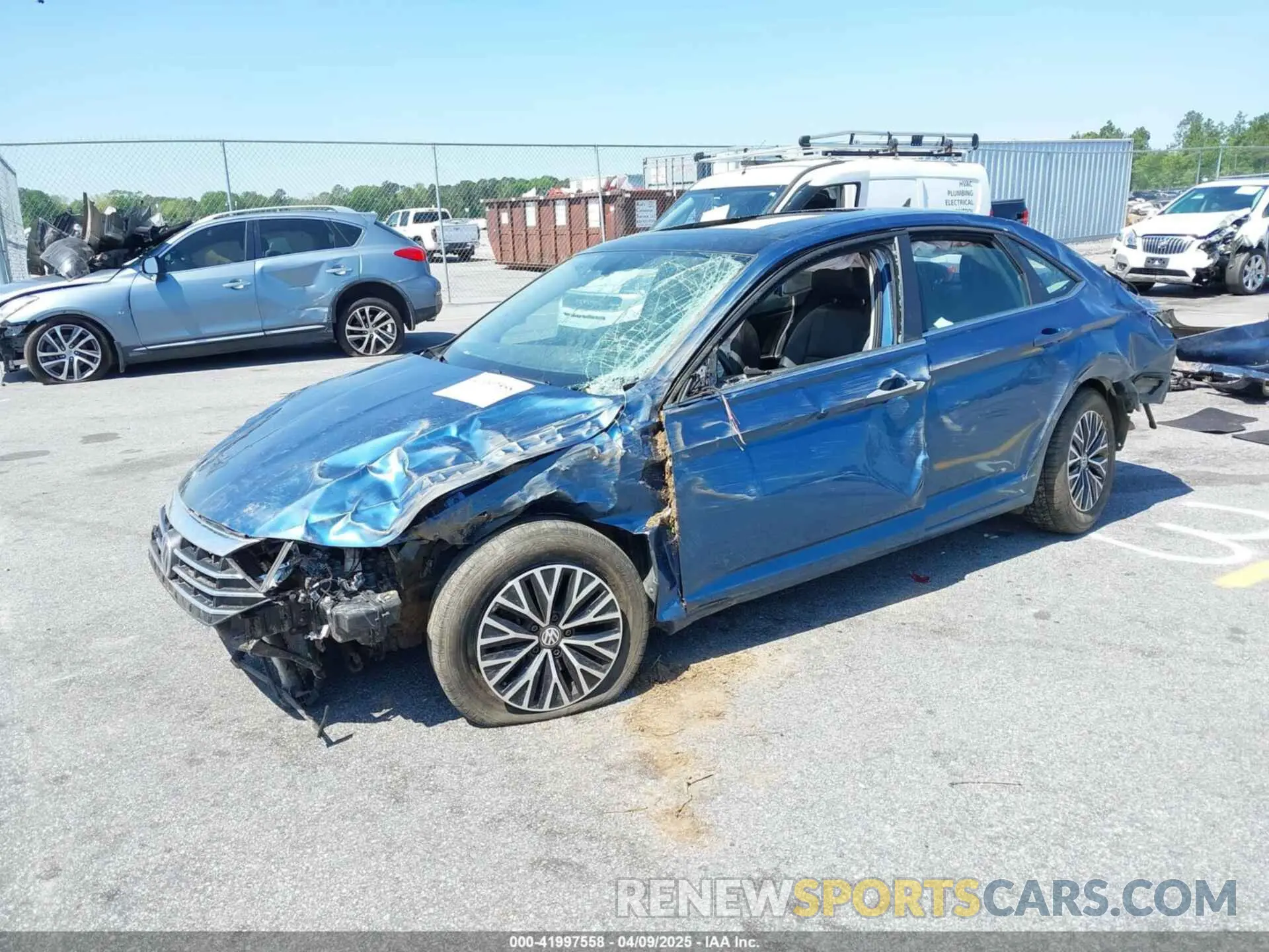 2 Photograph of a damaged car 3VWCB7BU4KM172738 VOLKSWAGEN JETTA 2019