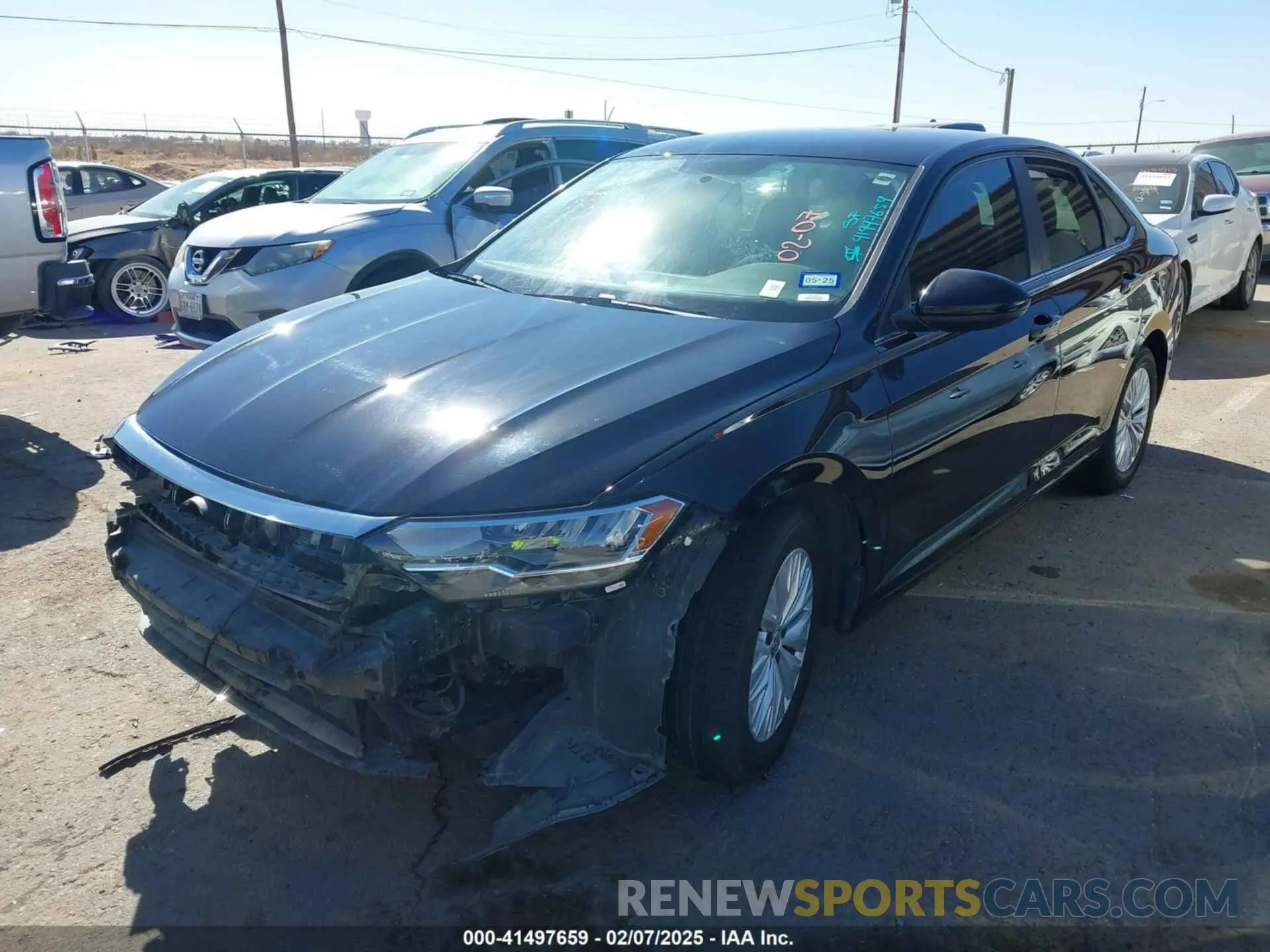 2 Photograph of a damaged car 3VWCB7BU4KM174862 VOLKSWAGEN JETTA 2019
