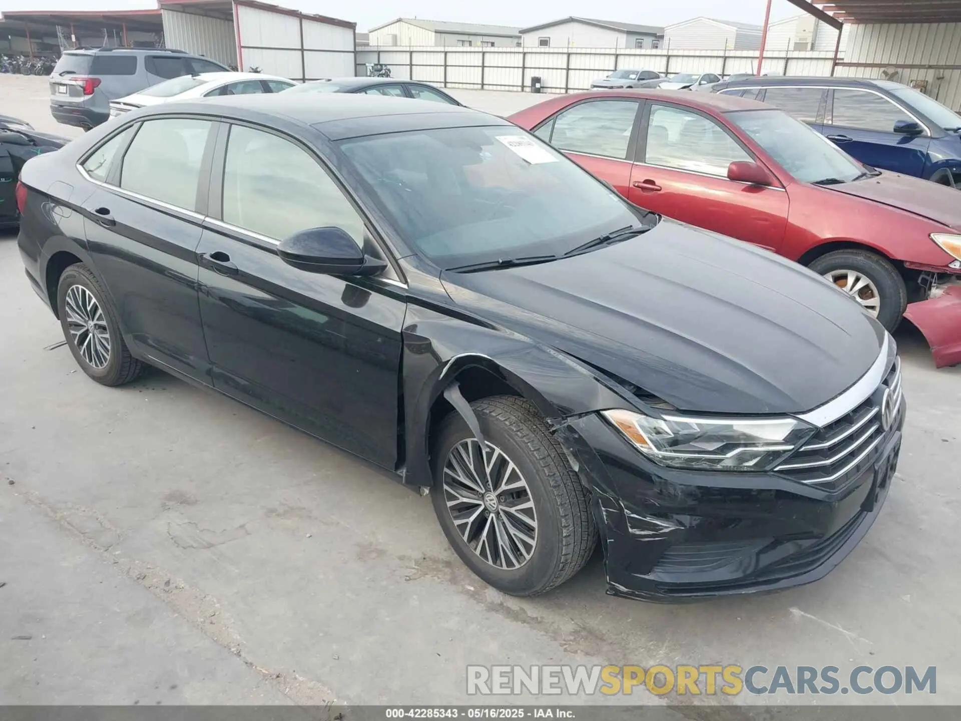 1 Photograph of a damaged car 3VWCB7BU4KM176353 VOLKSWAGEN JETTA 2019