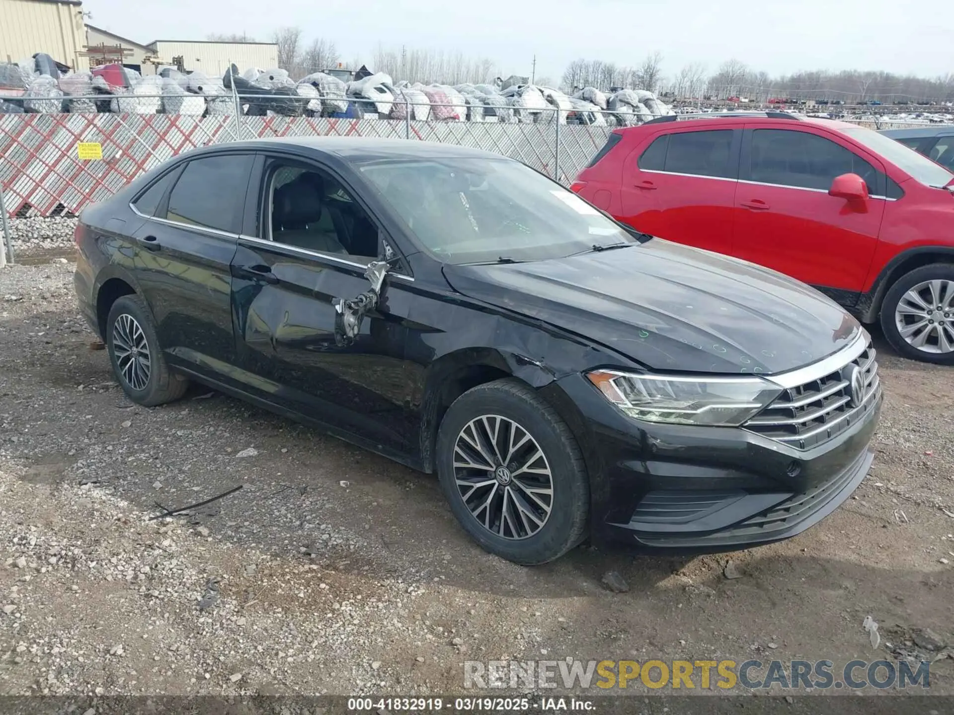 1 Photograph of a damaged car 3VWCB7BU4KM185540 VOLKSWAGEN JETTA 2019