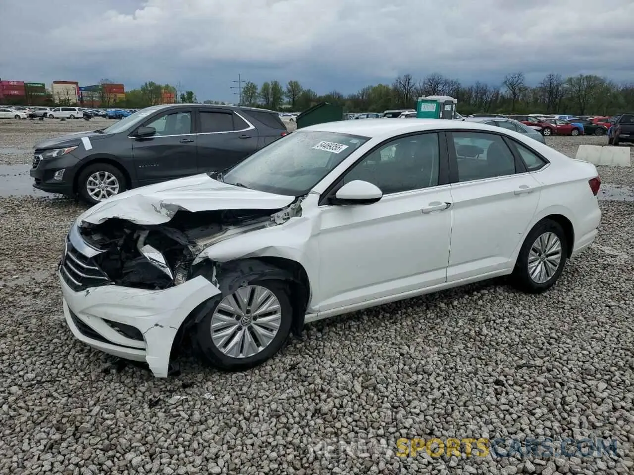 1 Photograph of a damaged car 3VWCB7BU5KM130272 VOLKSWAGEN JETTA 2019