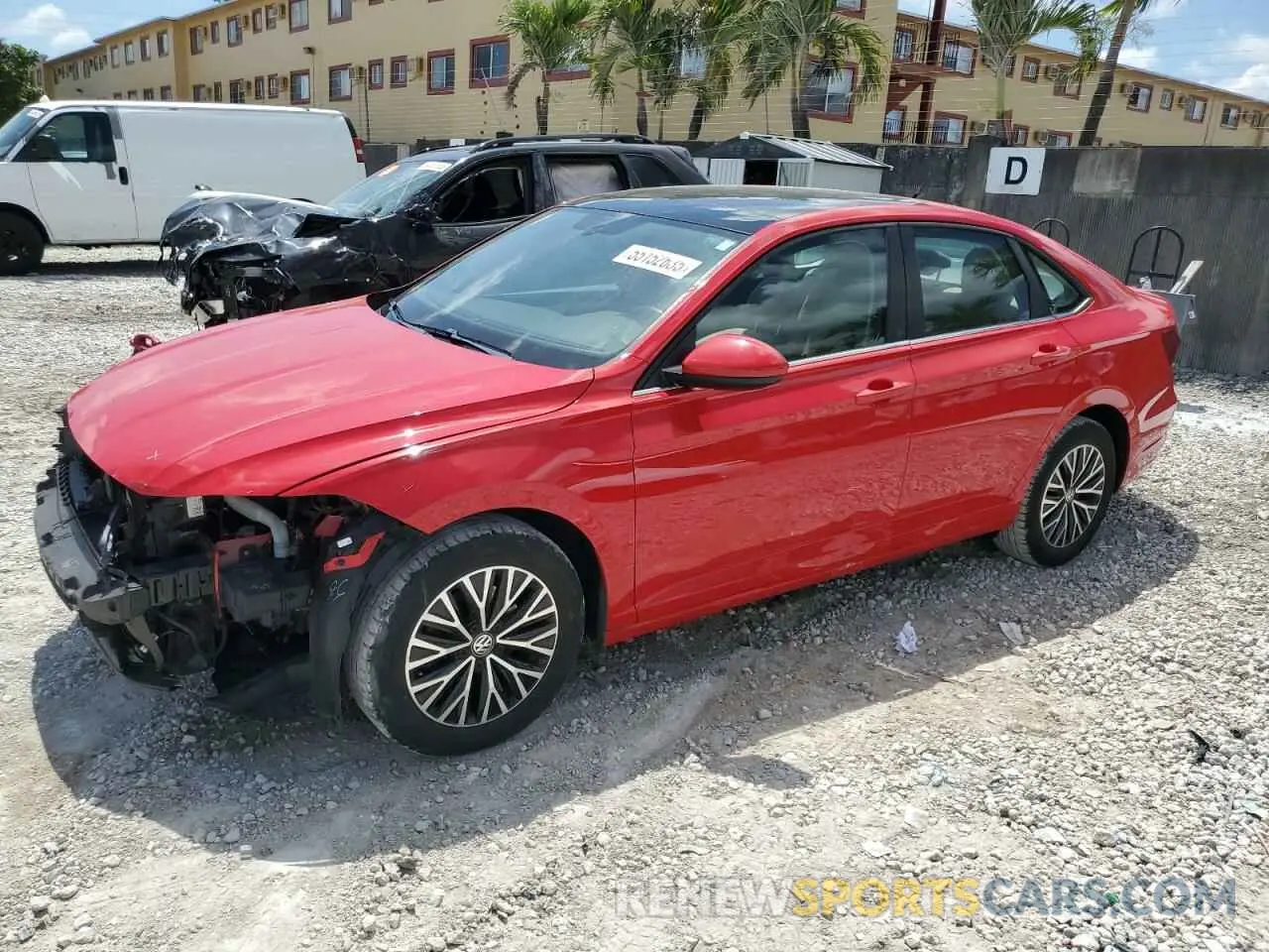1 Photograph of a damaged car 3VWCB7BU5KM211207 VOLKSWAGEN JETTA 2019