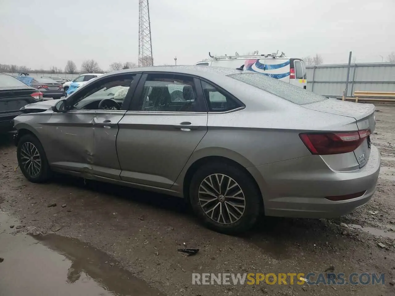 2 Photograph of a damaged car 3VWCB7BU5KM267664 VOLKSWAGEN JETTA 2019
