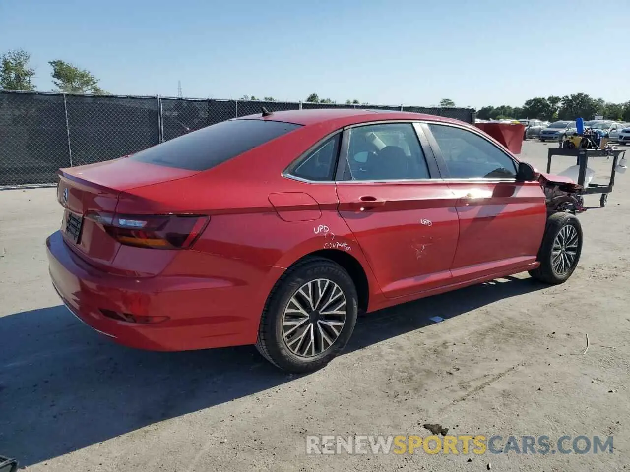 3 Photograph of a damaged car 3VWCB7BU6KM158100 VOLKSWAGEN JETTA 2019