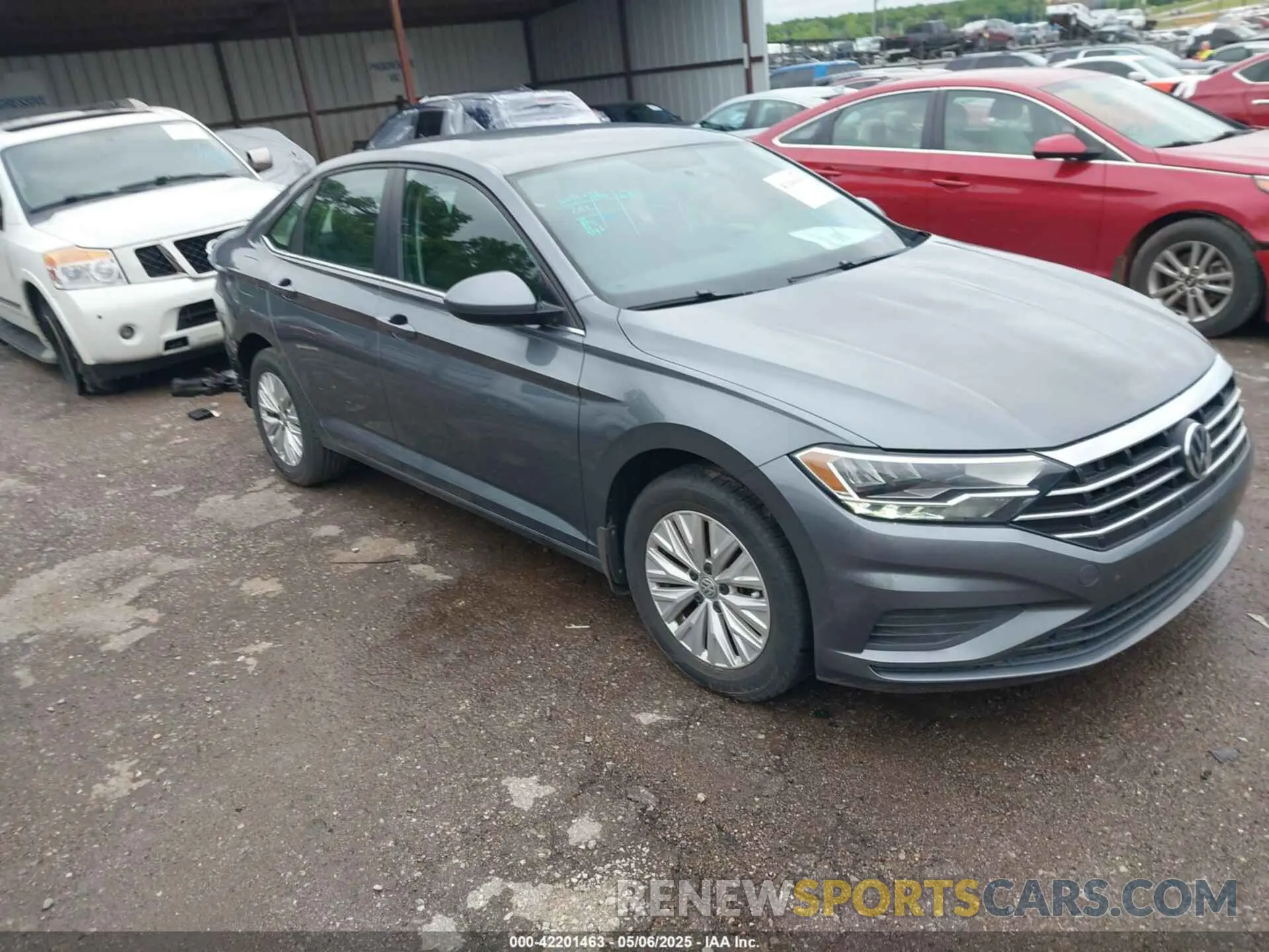1 Photograph of a damaged car 3VWCB7BU6KM219056 VOLKSWAGEN JETTA 2019
