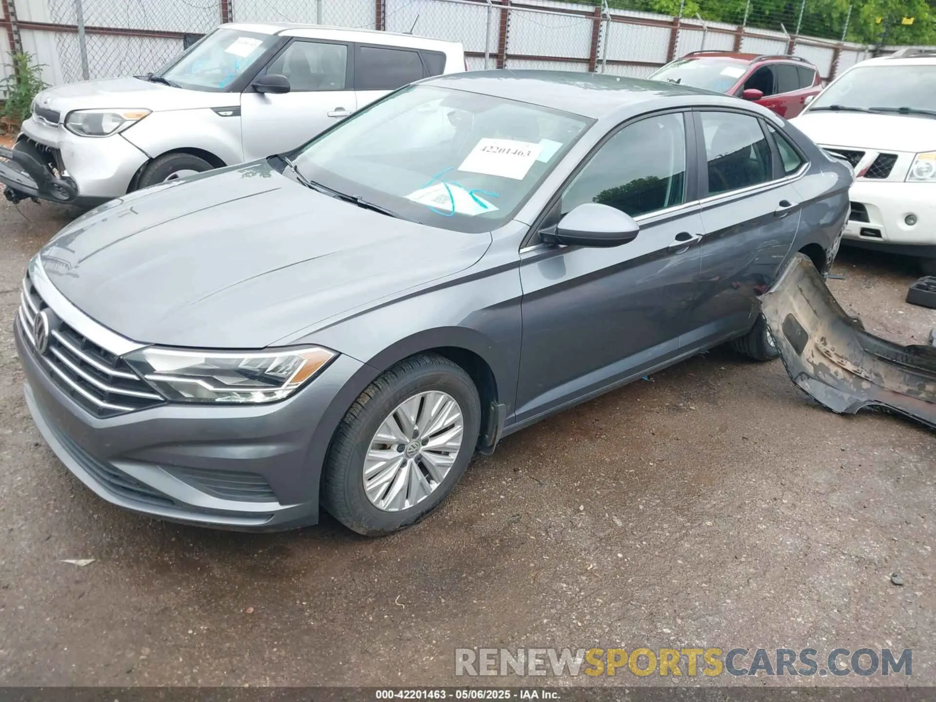 2 Photograph of a damaged car 3VWCB7BU6KM219056 VOLKSWAGEN JETTA 2019