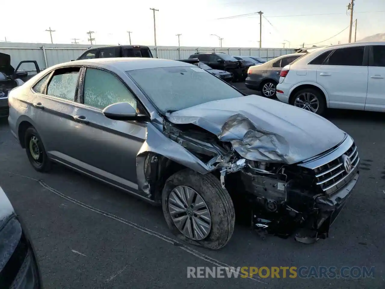 4 Photograph of a damaged car 3VWCB7BU6KM245754 VOLKSWAGEN JETTA 2019