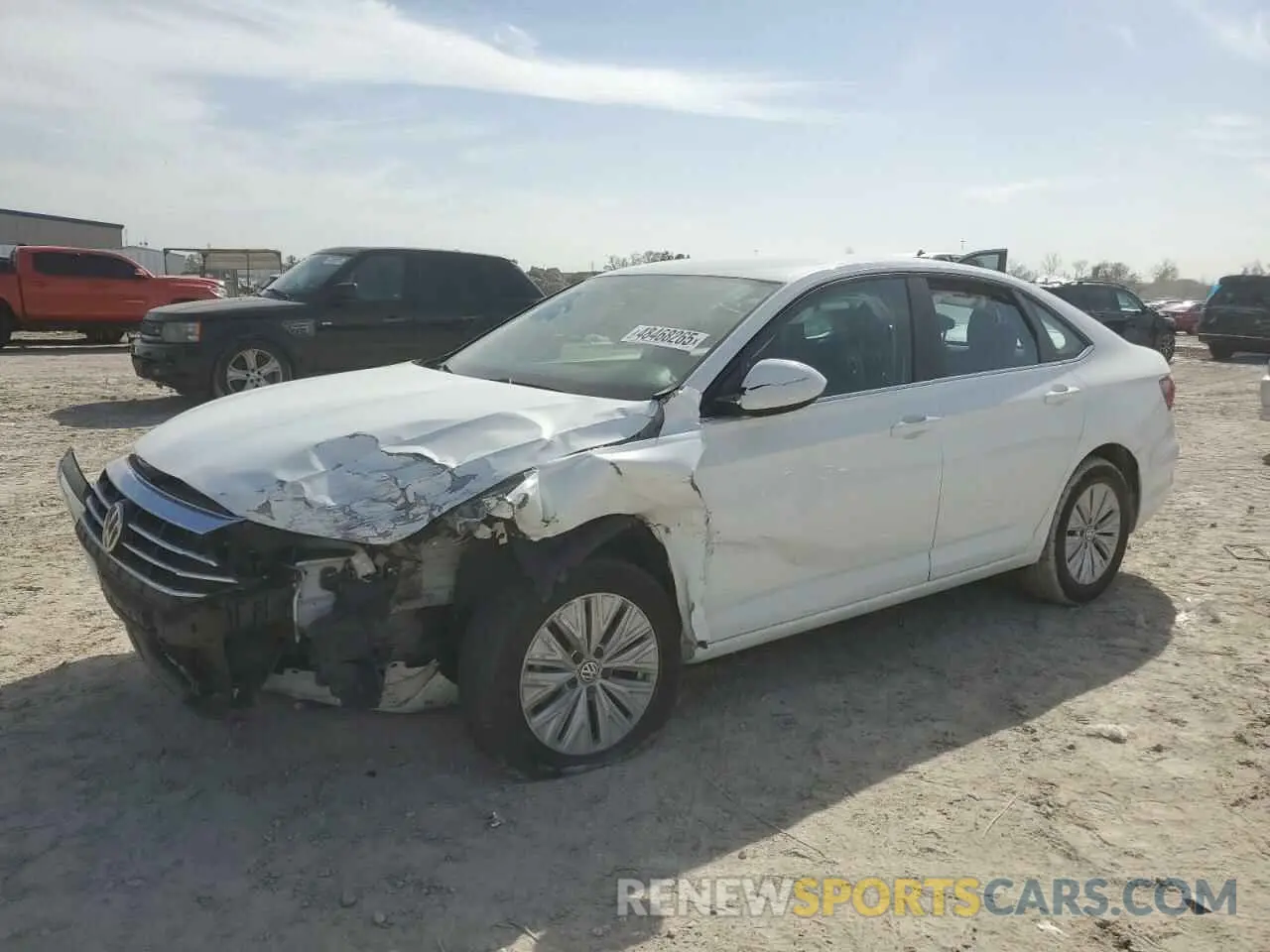 1 Photograph of a damaged car 3VWCB7BU8KM130010 VOLKSWAGEN JETTA 2019