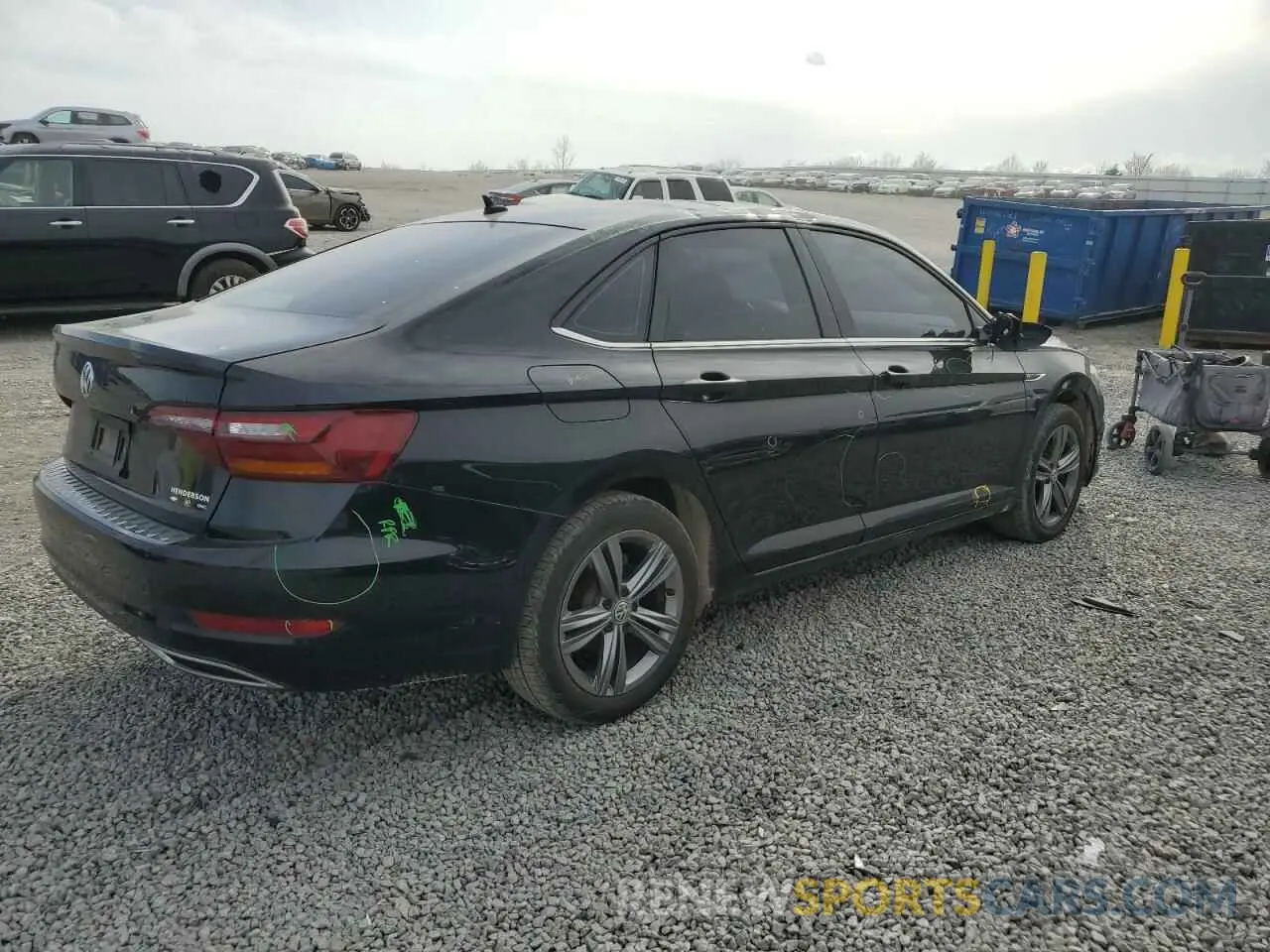3 Photograph of a damaged car 3VWCB7BU8KM266847 VOLKSWAGEN JETTA 2019