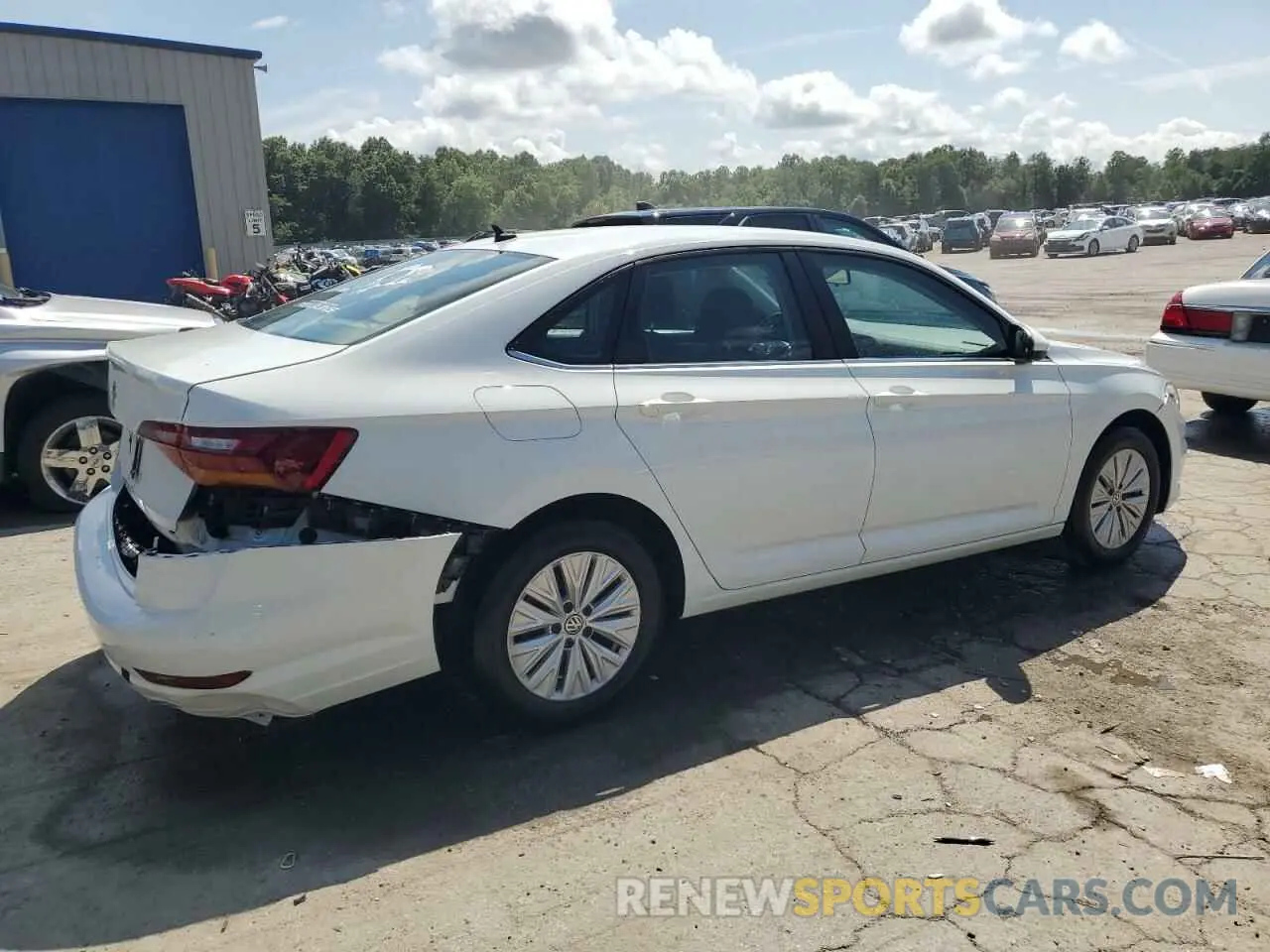 3 Photograph of a damaged car 3VWCB7BU9KM130050 VOLKSWAGEN JETTA 2019