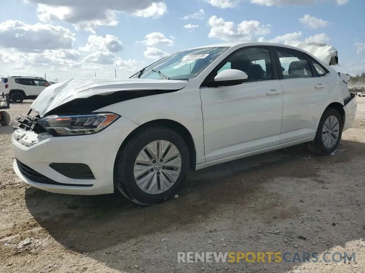 1 Photograph of a damaged car 3VWCB7BU9KM137368 VOLKSWAGEN JETTA 2019