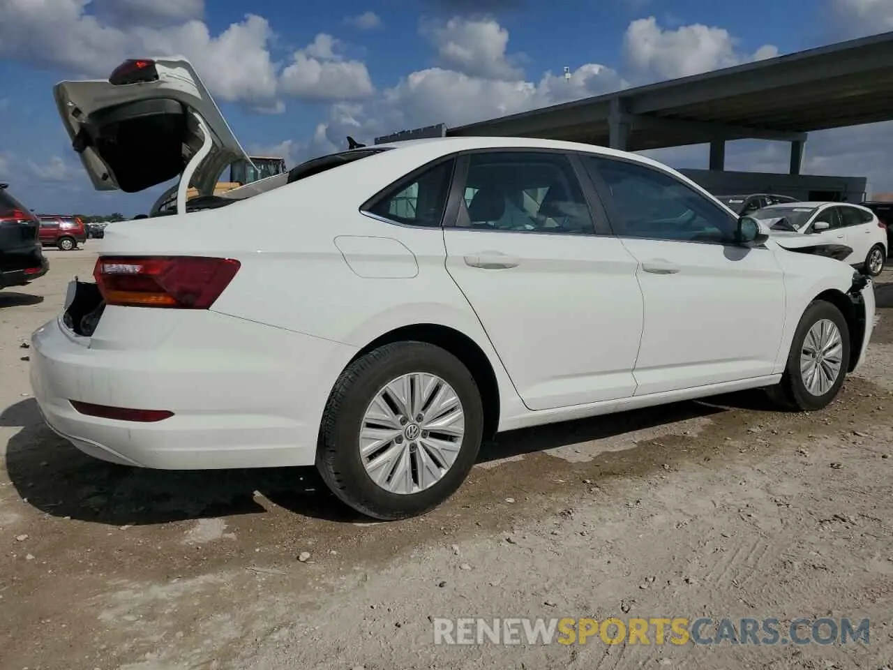 3 Photograph of a damaged car 3VWCB7BU9KM137368 VOLKSWAGEN JETTA 2019