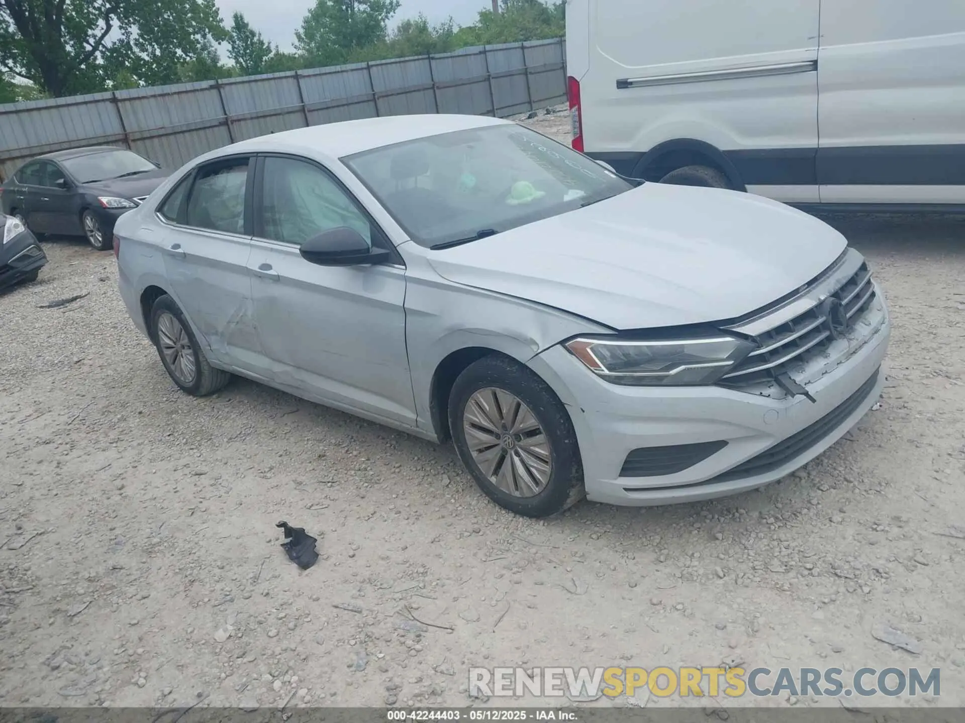1 Photograph of a damaged car 3VWCB7BU9KM142909 VOLKSWAGEN JETTA 2019