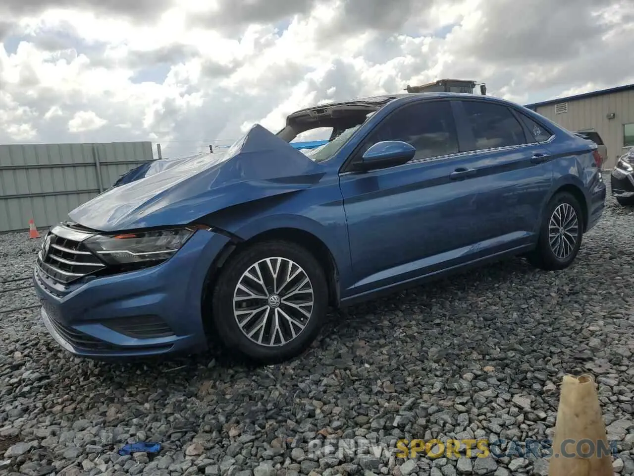 1 Photograph of a damaged car 3VWCB7BU9KM186943 VOLKSWAGEN JETTA 2019