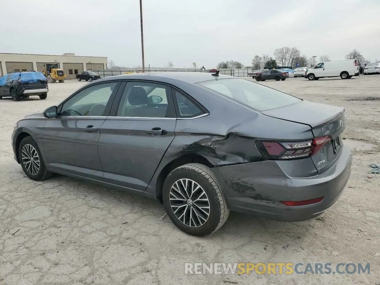 2 Photograph of a damaged car 3VWCB7BU9KM260345 VOLKSWAGEN JETTA 2019