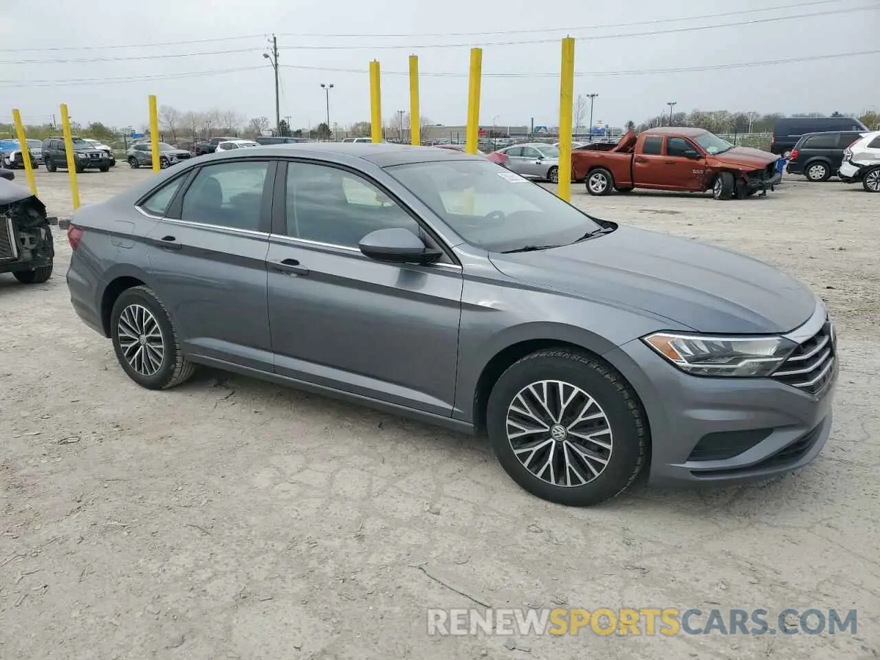 4 Photograph of a damaged car 3VWCB7BU9KM260345 VOLKSWAGEN JETTA 2019