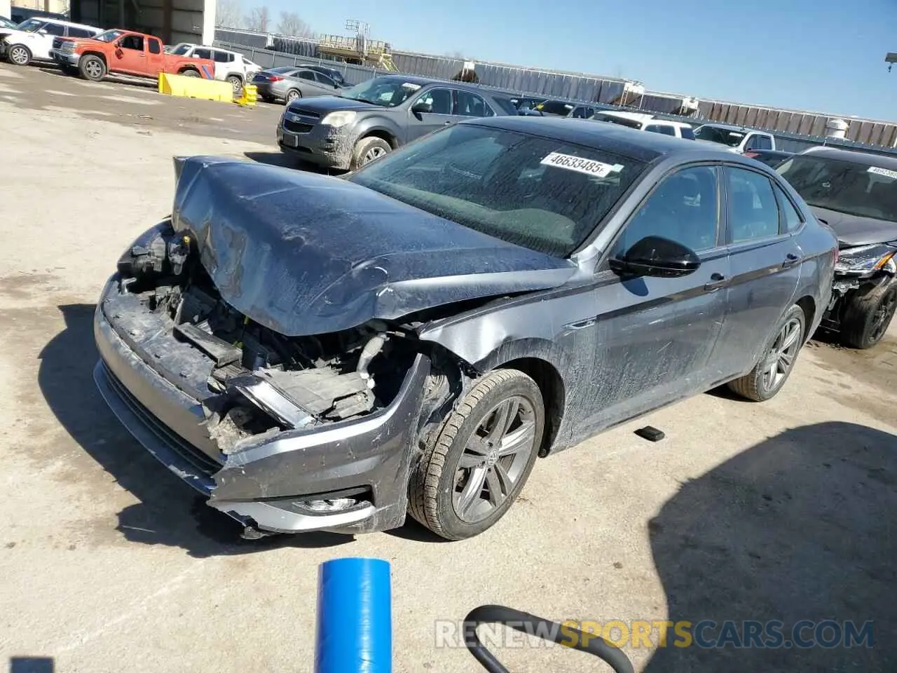 1 Photograph of a damaged car 3VWCB7BU9KM272964 VOLKSWAGEN JETTA 2019