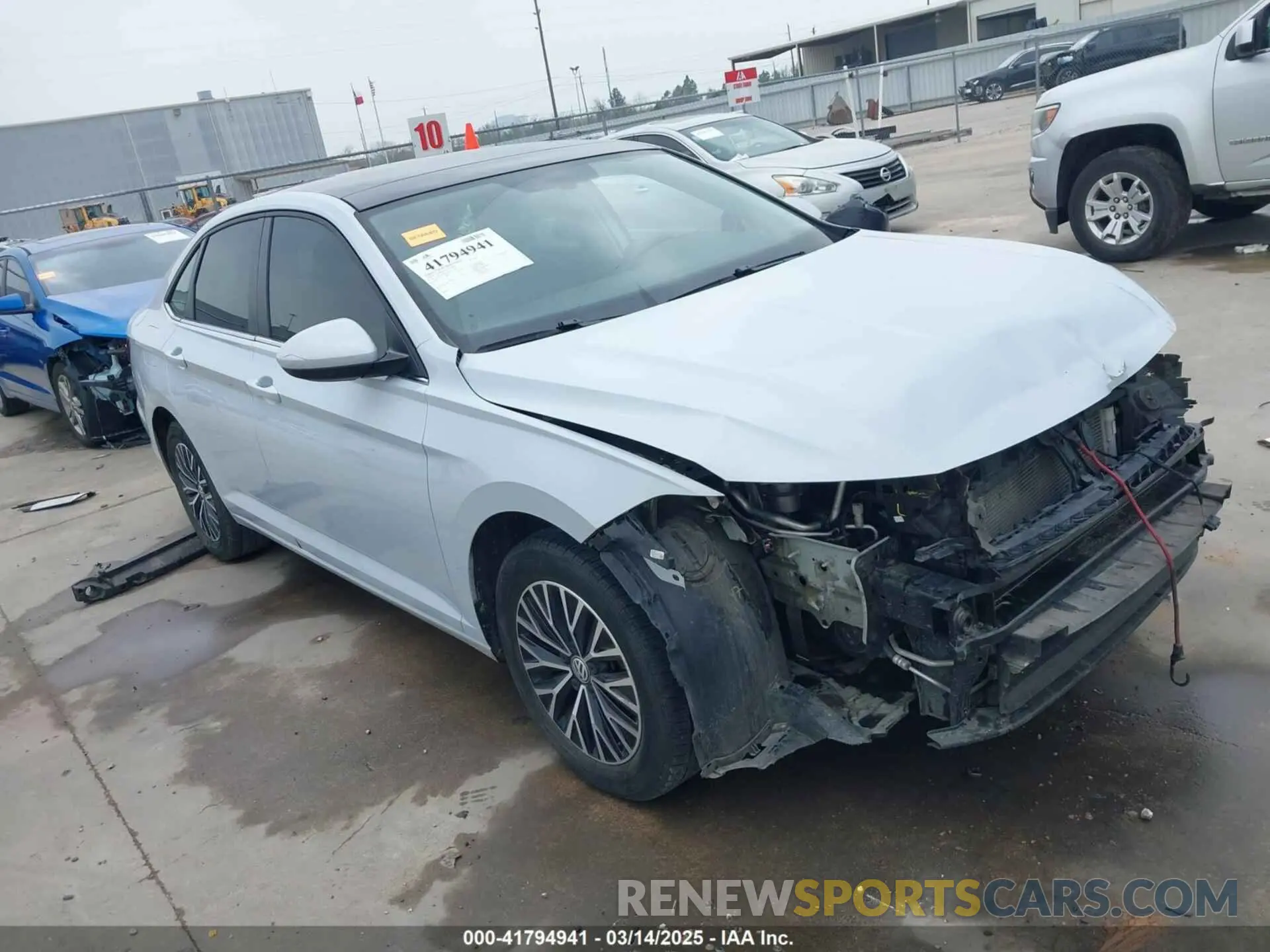 1 Photograph of a damaged car 3VWCB7BUXKM141770 VOLKSWAGEN JETTA 2019