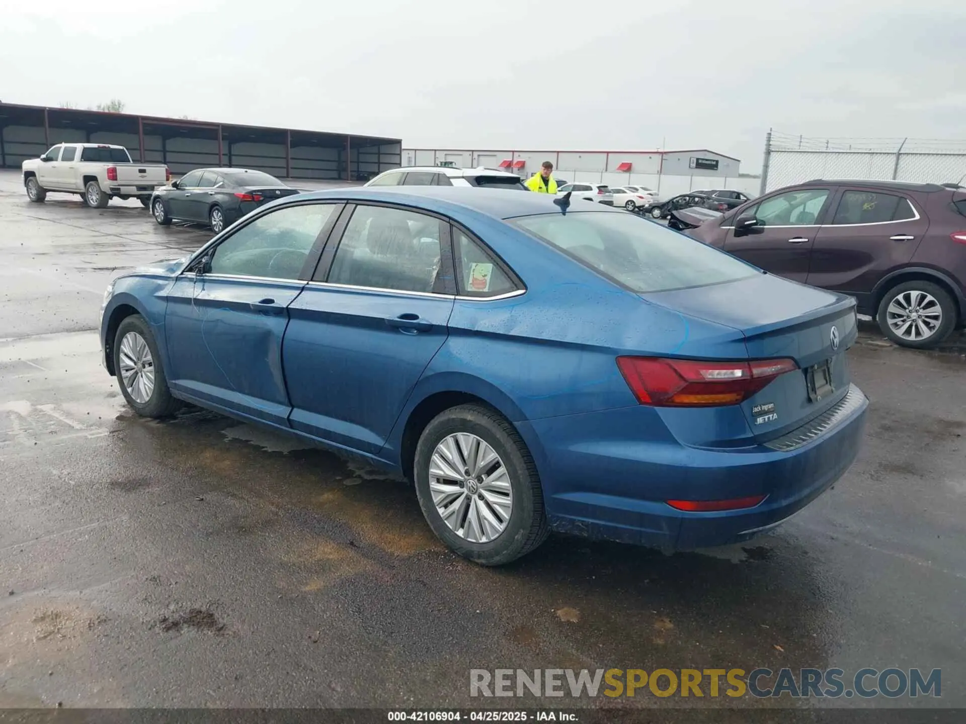 3 Photograph of a damaged car 3VWCB7BUXKM180195 VOLKSWAGEN JETTA 2019